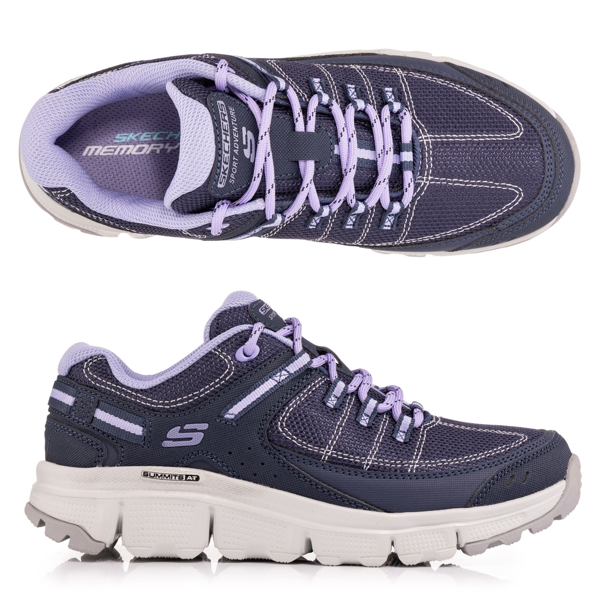 B-Ware SKECHERS Damen-Schnürschuh Summits At-Artists Materialmix