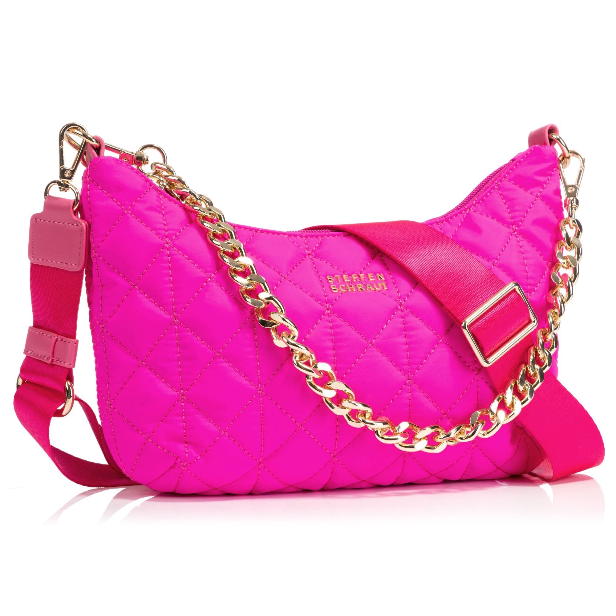 B-Ware STEFFEN SCHRAUT Umhängetasche gestepptes Nylon abn. Kettenriemen