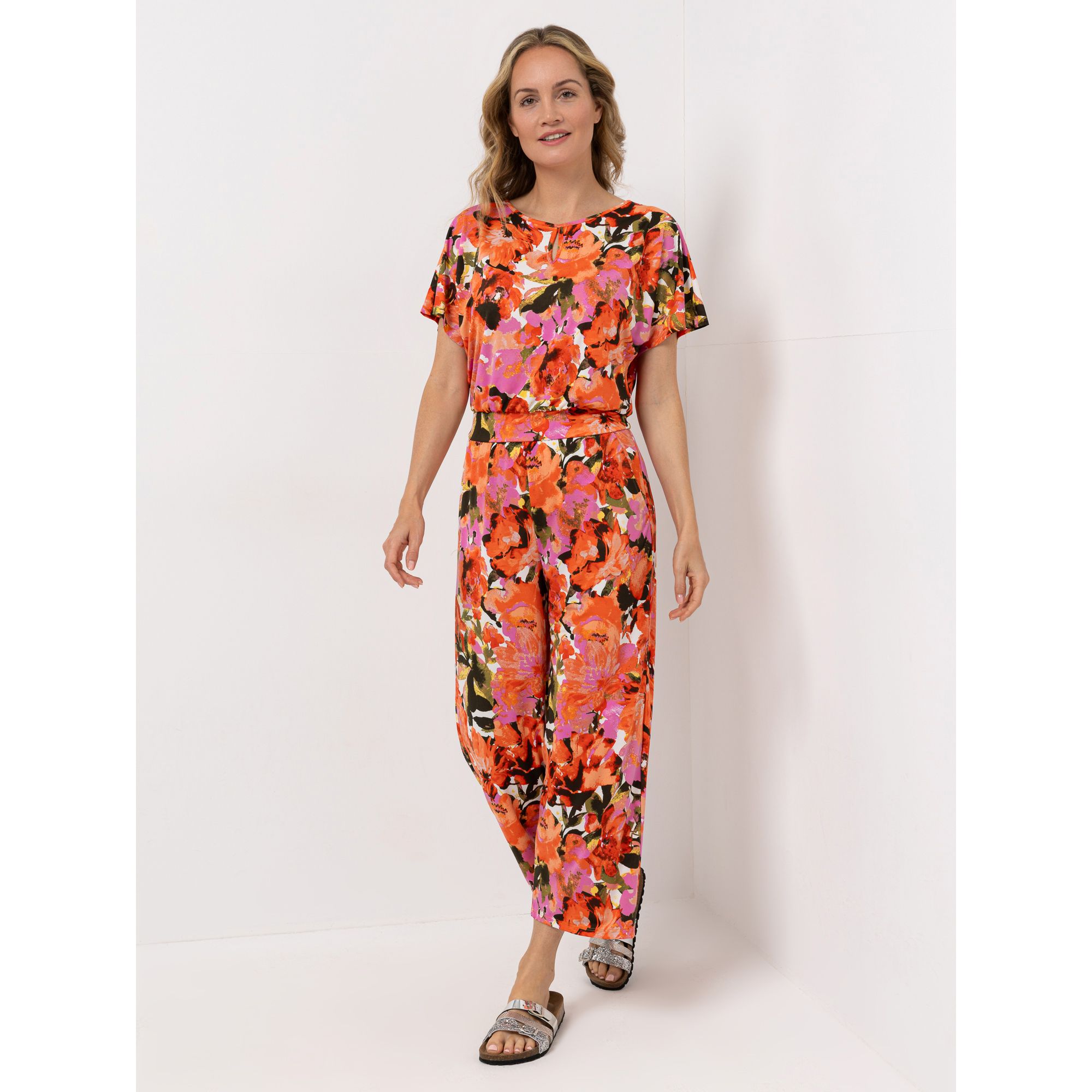 B-Ware KIM & CO. Jumpsuit Brazil Knit Jersey Eingrifftaschen