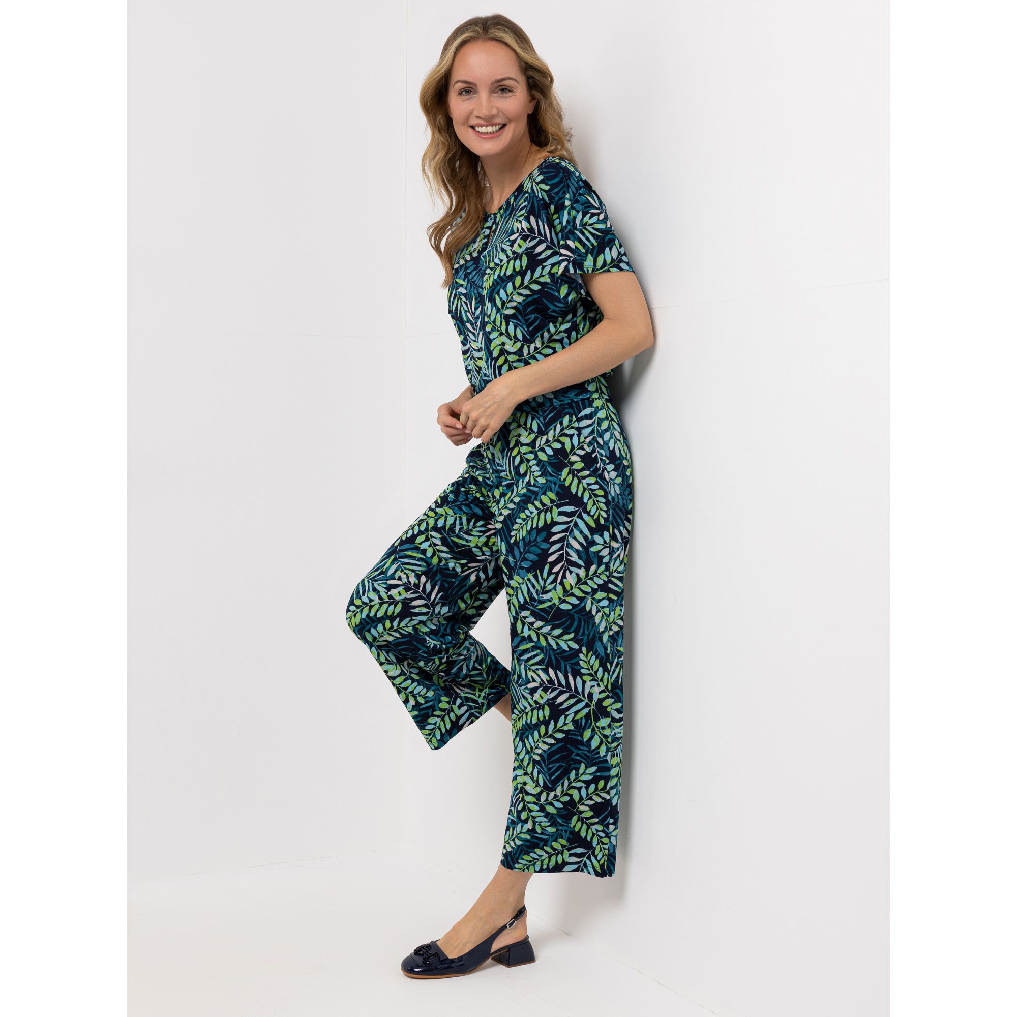 B-Ware KIM & CO. Jumpsuit Brazil Knit Jersey Eingrifftaschen