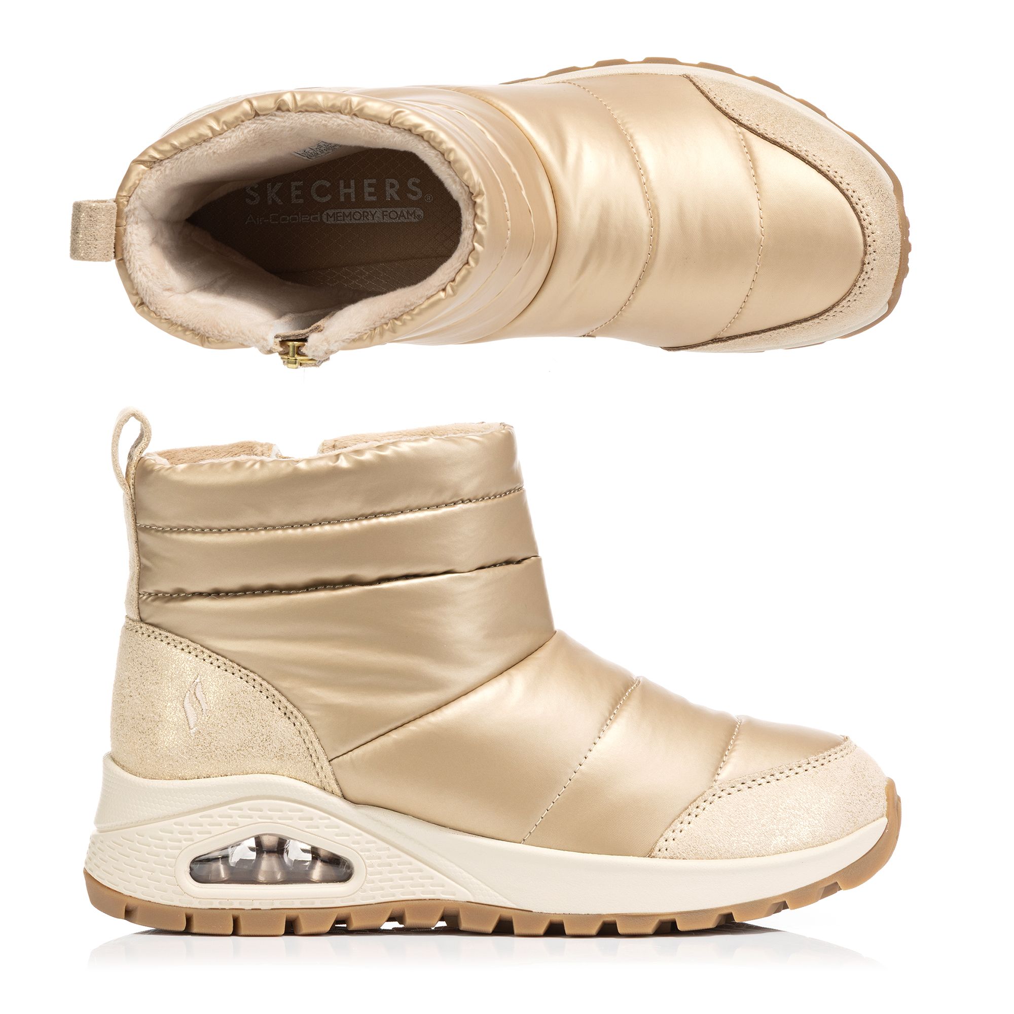 B-Ware SKECHERS Damen-Stiefelette Uno Rugged gefüttert