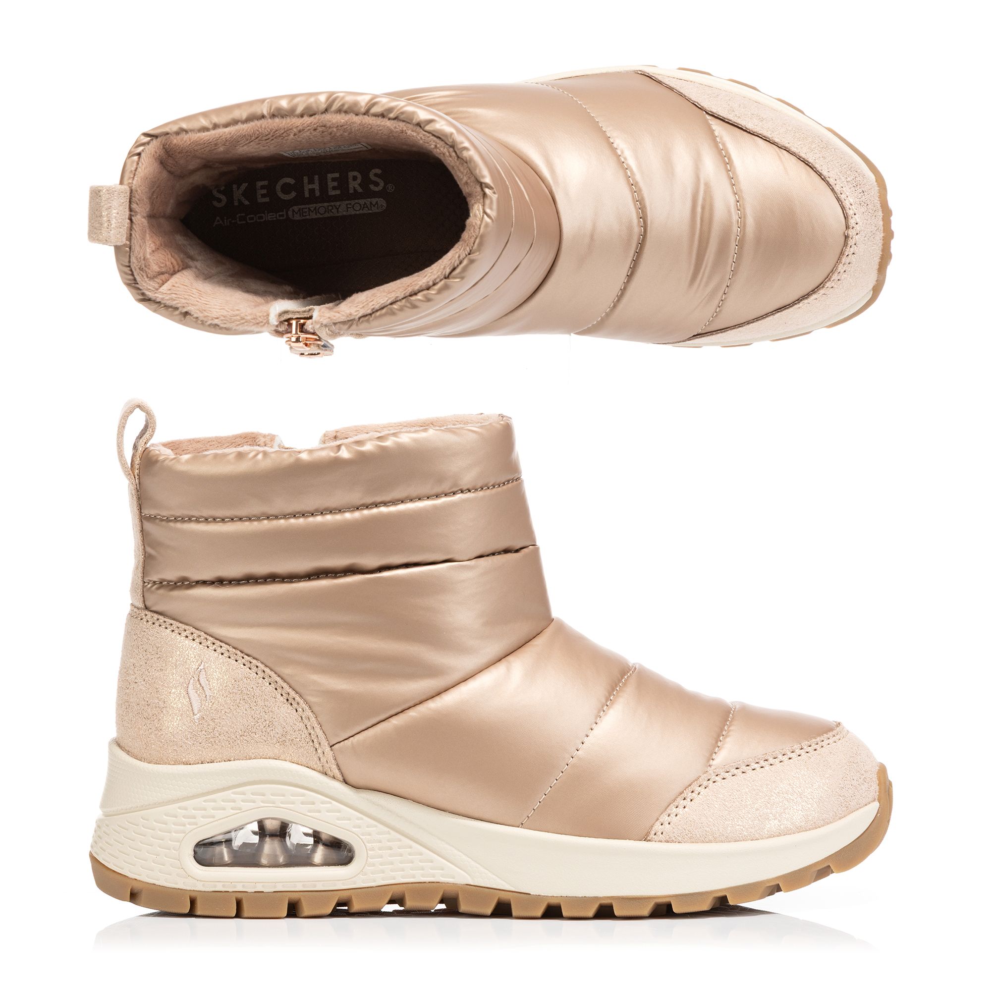 B-Ware SKECHERS Damen-Stiefelette Uno Rugged gefüttert