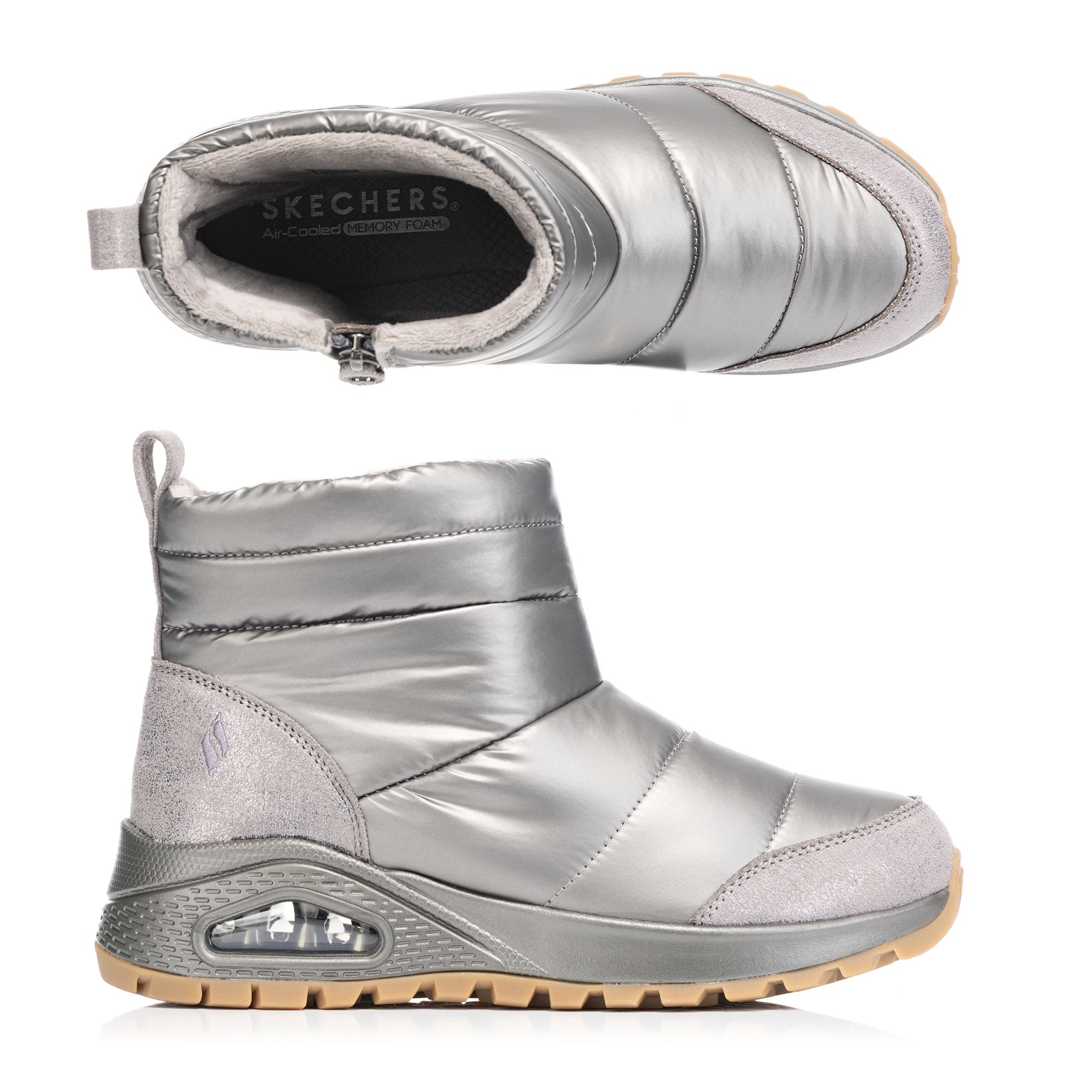B-Ware SKECHERS Damen-Stiefelette Uno Rugged gefüttert
