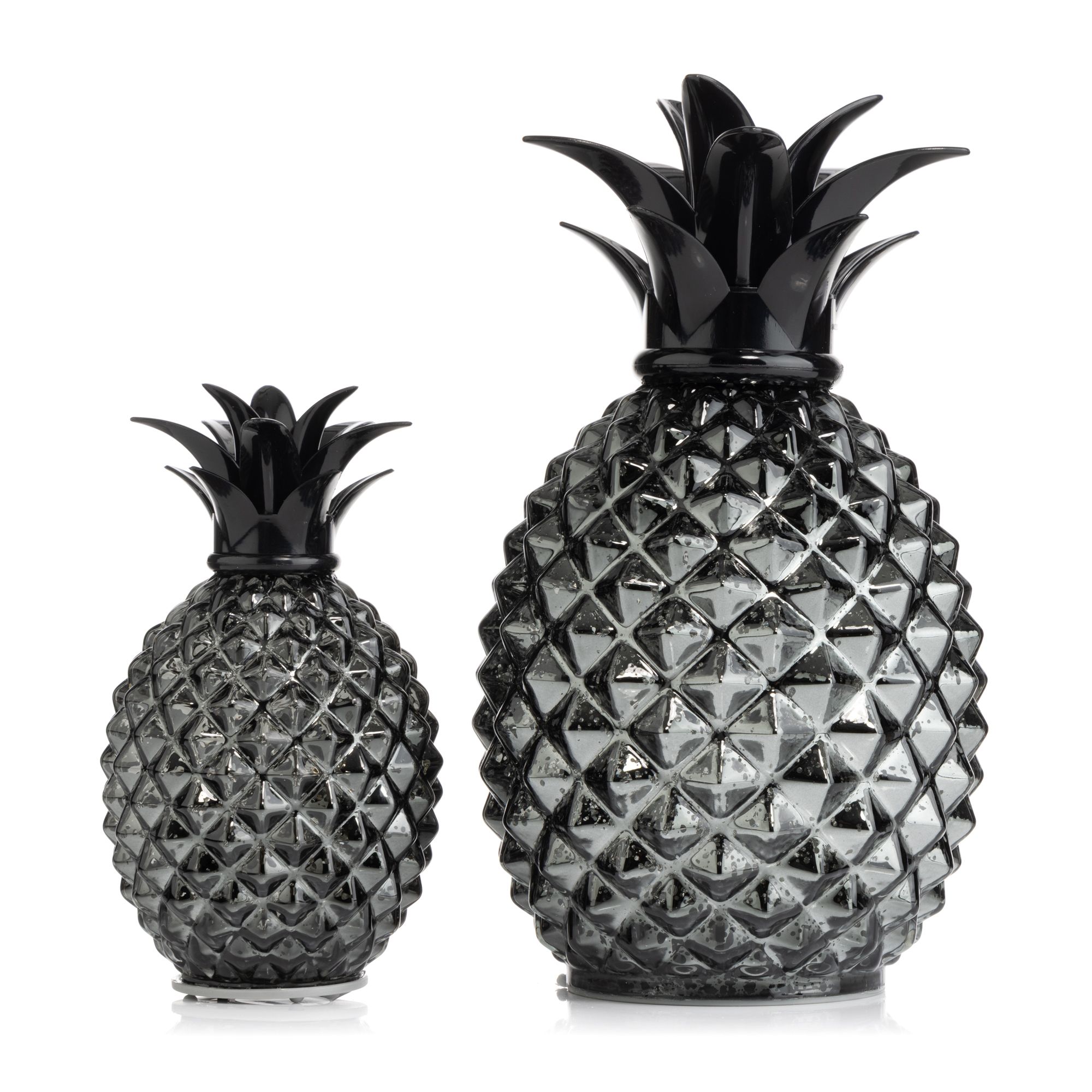 B-Ware LUMIDA Casa 2 Glas-Ananas LED-Beleuchtung 5h-Timerfunktion