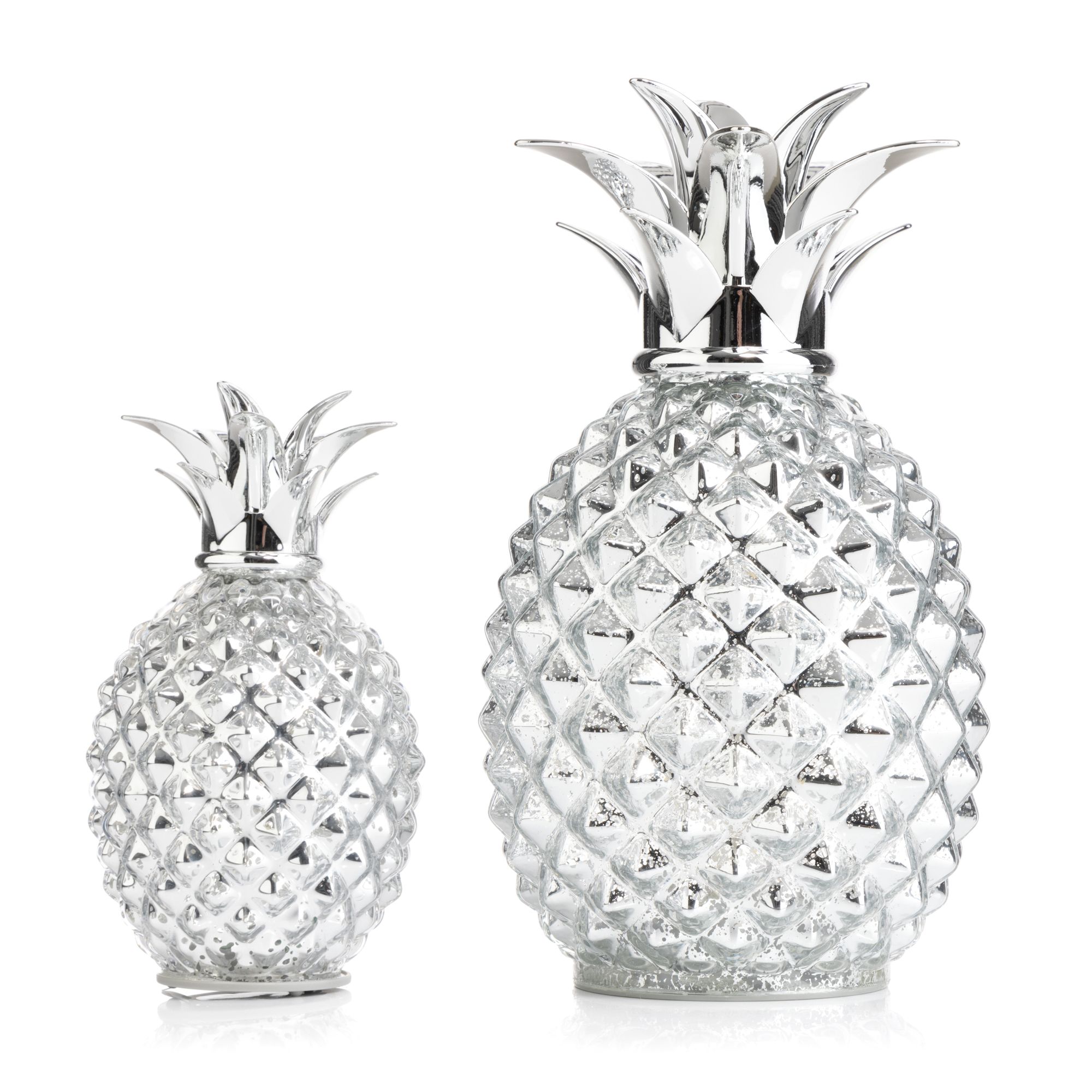 B-Ware LUMIDA Casa 2 Glas-Ananas LED-Beleuchtung 5h-Timerfunktion