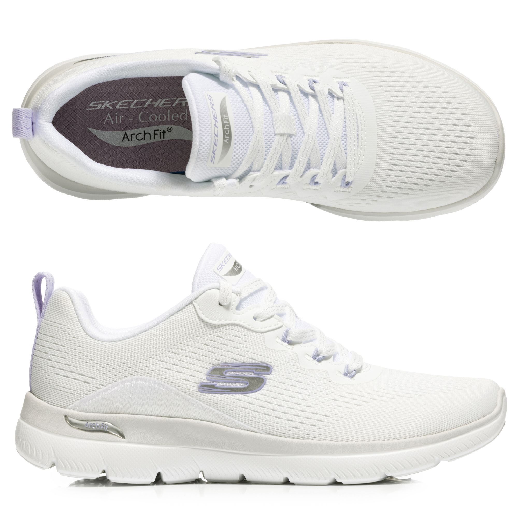 B-Ware SKECHERS Damen.Sneaker Arch Fit Summits Mesh