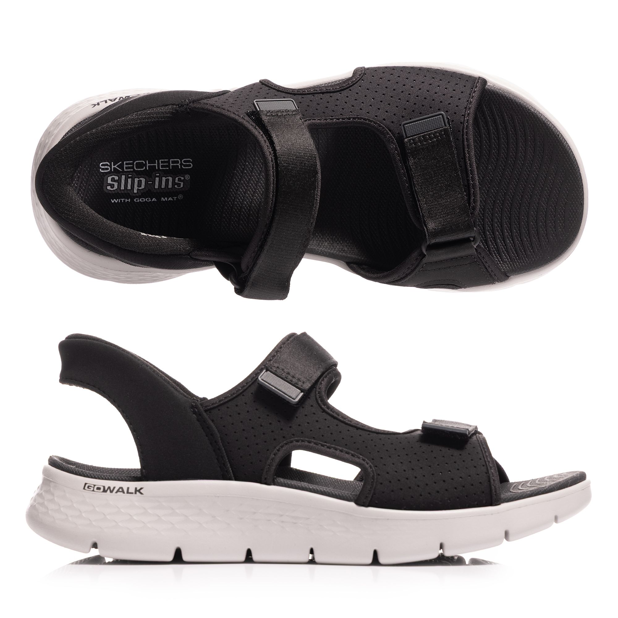 B-Ware SKECHERS Herren-Sandalette Go Flex Sandal-Easy verstl. Riemen