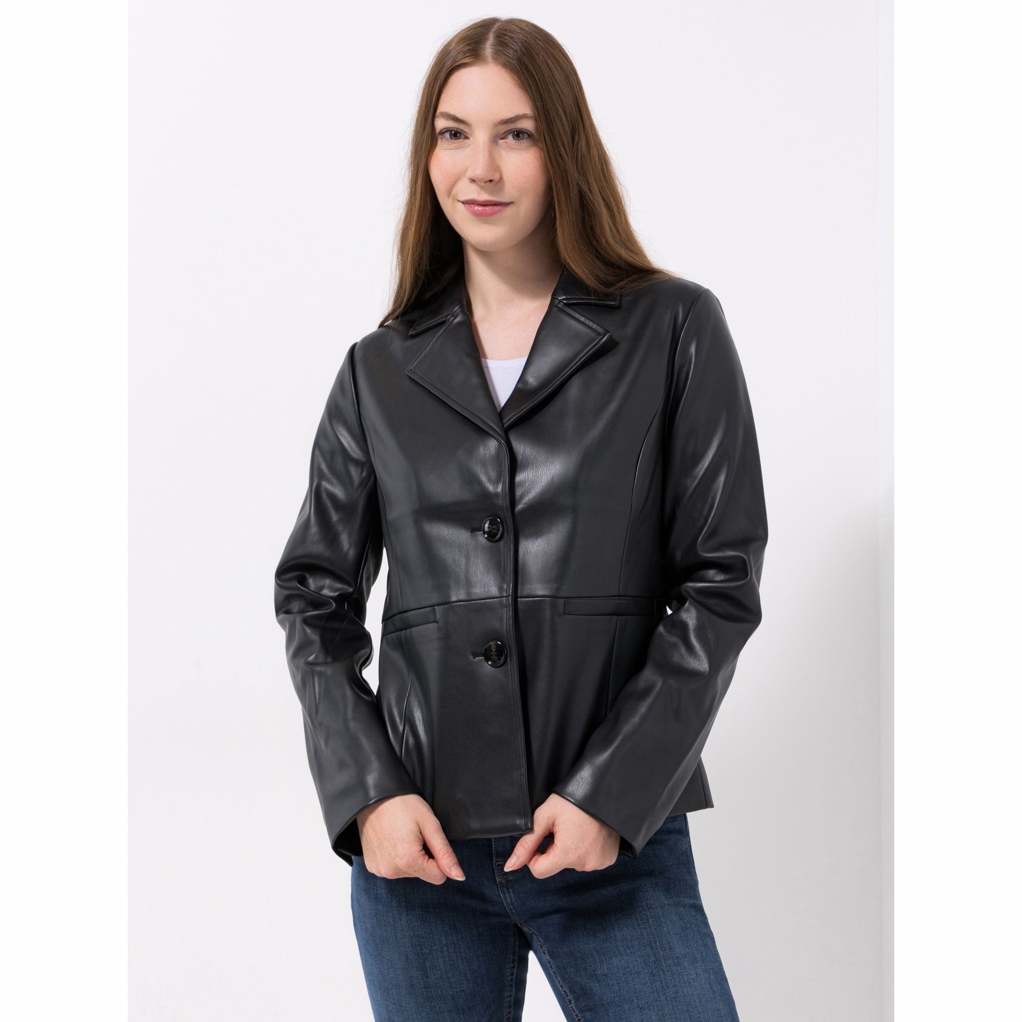 B-Ware VIA MILANO Blazer, 1/1-Arm Reverskragen Knopfleiste