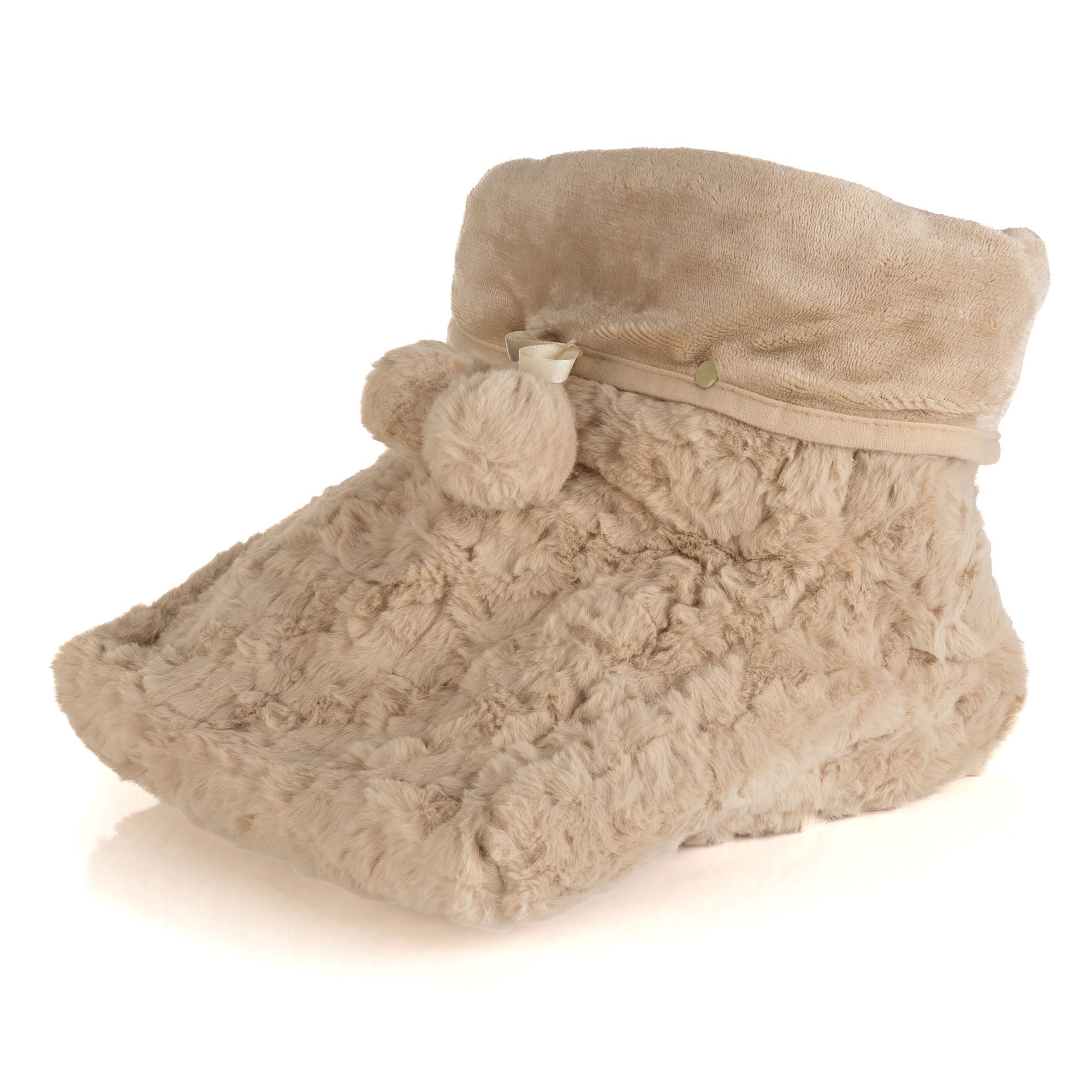 B-Ware MONT CHALET uni Fußwärmer Fellimitat 1,5h-Timer, 28x32cm