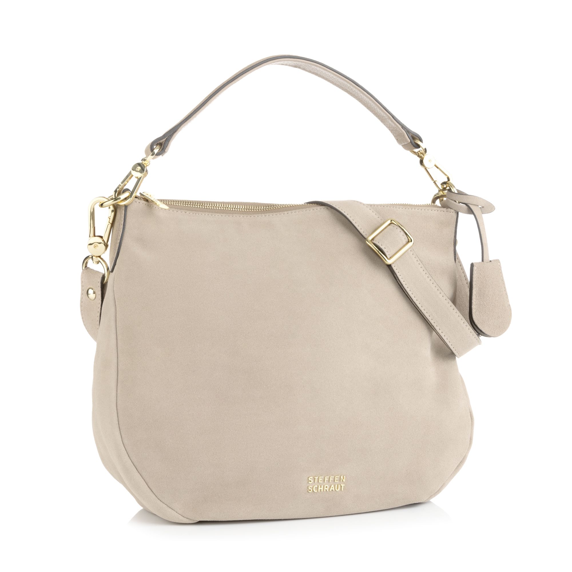 B-Ware STEFFEN SCHRAUT by Abro Beuteltasche echtes Veloursleder