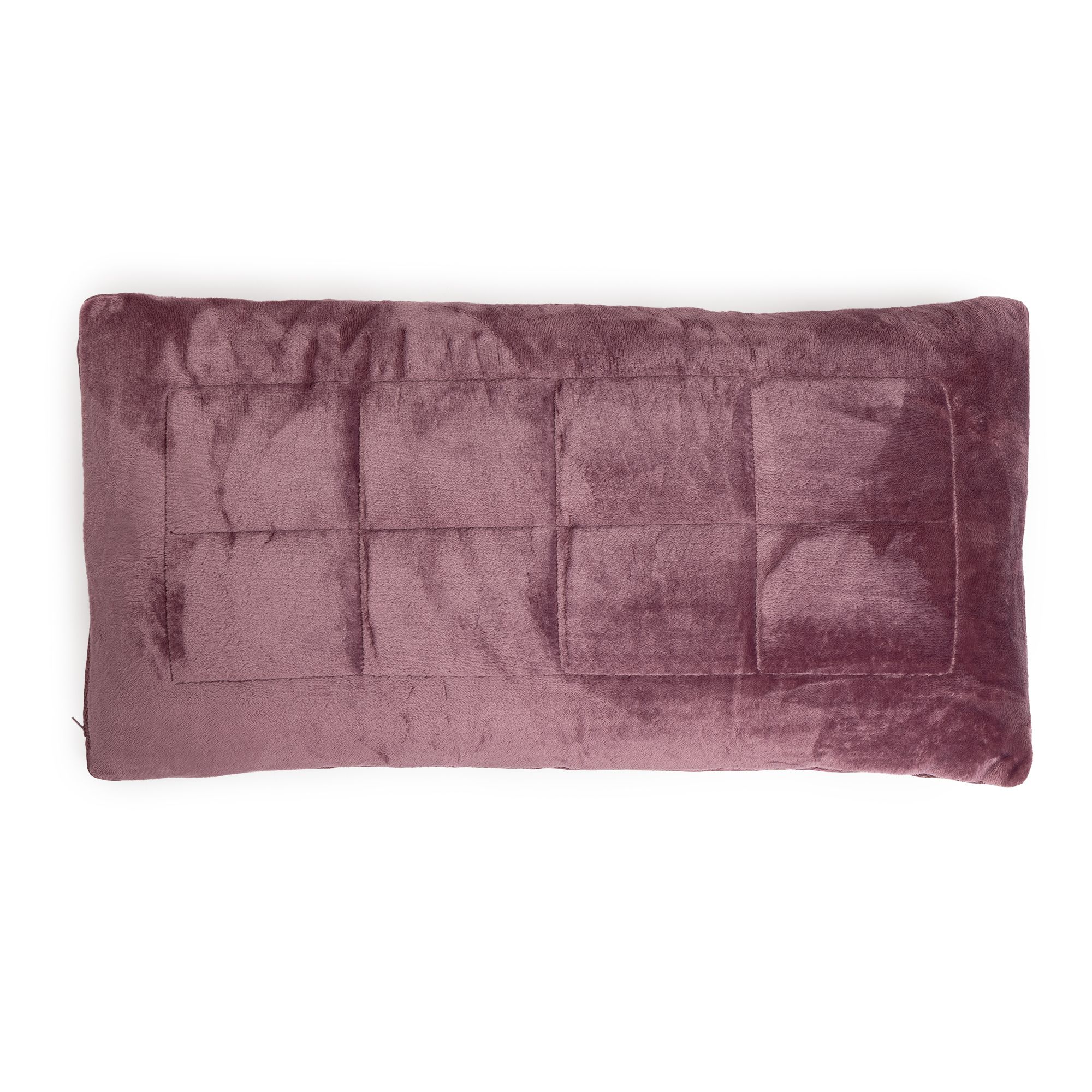 B-Ware GOLDWOLKE Wende-Kissen Chinchilla Rahmensteppung