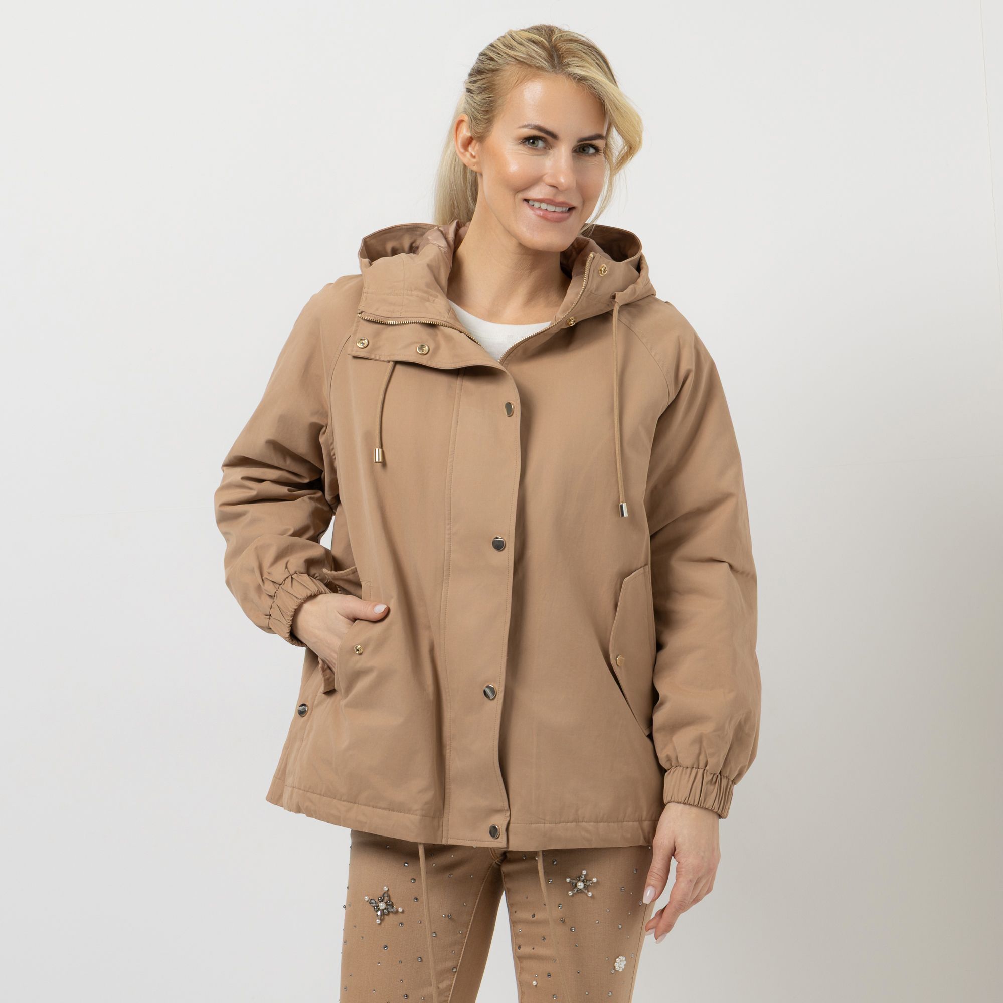 B-Ware DINE 'N' DANCE Jacke Kapuze platzierter Druck