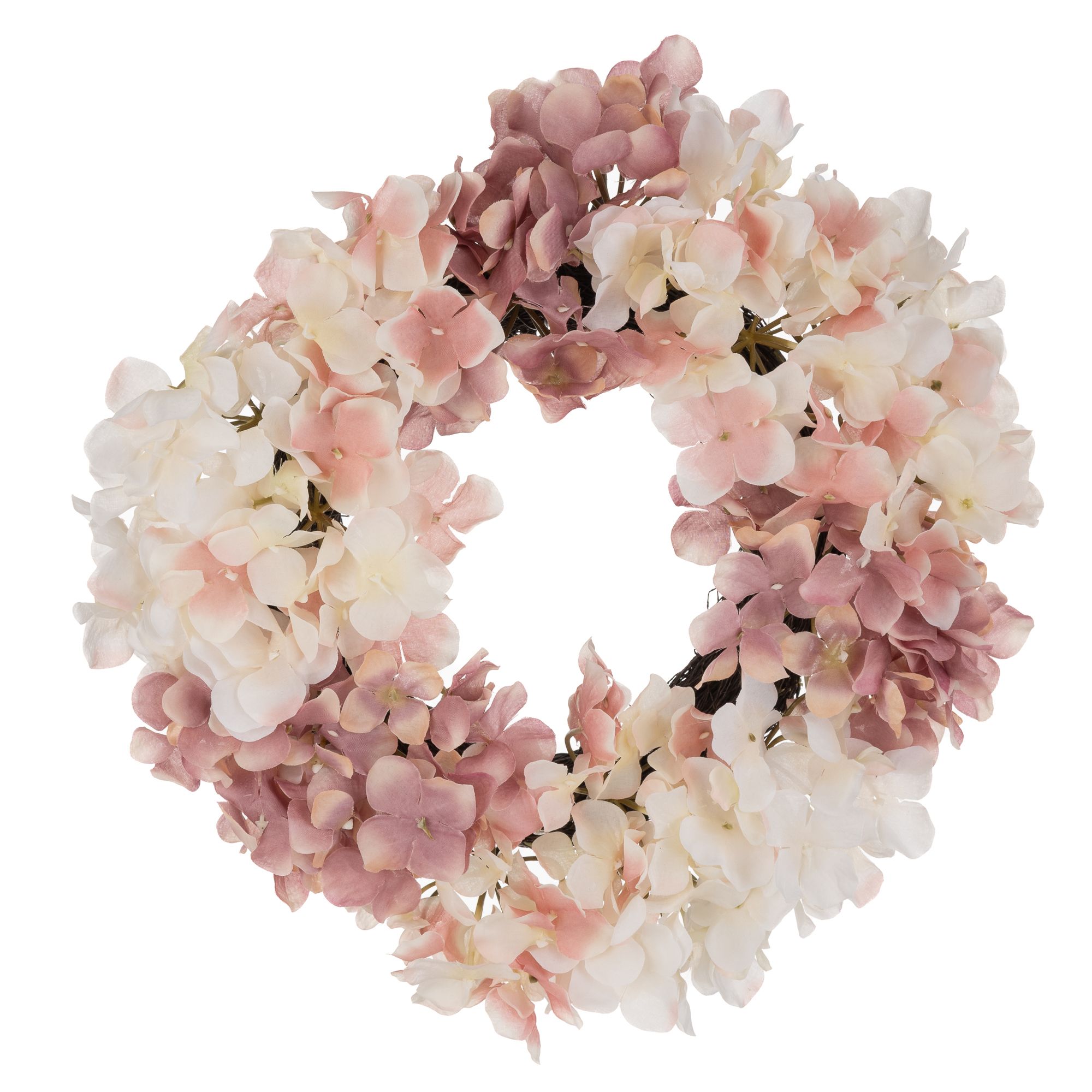 B-Ware ABELLA Flora künstl. Dekokranz Hortensienblüten Ø 30cm