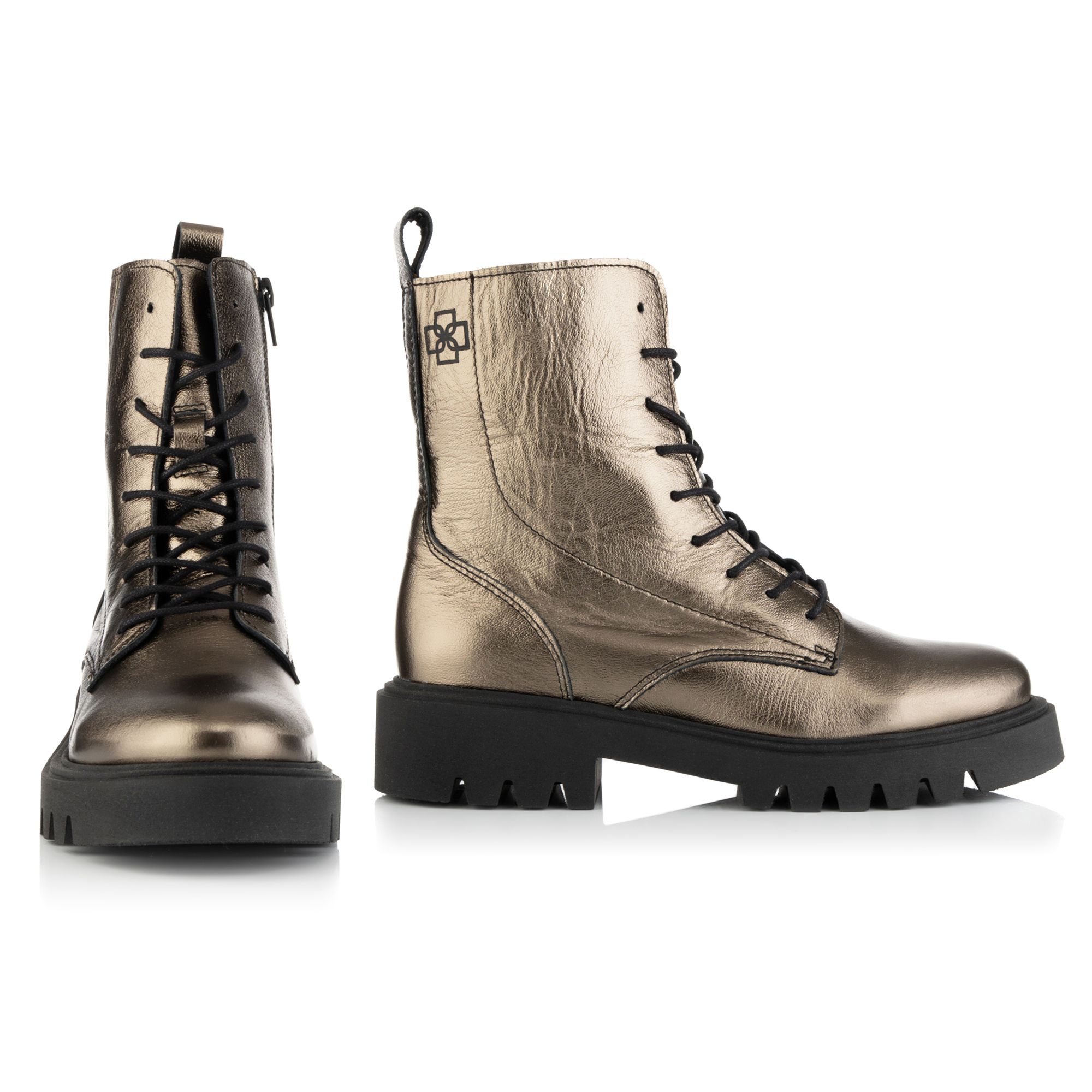 B-Ware DAWID by Dawid Tomaszewski Damen-Stiefelette echt Leder