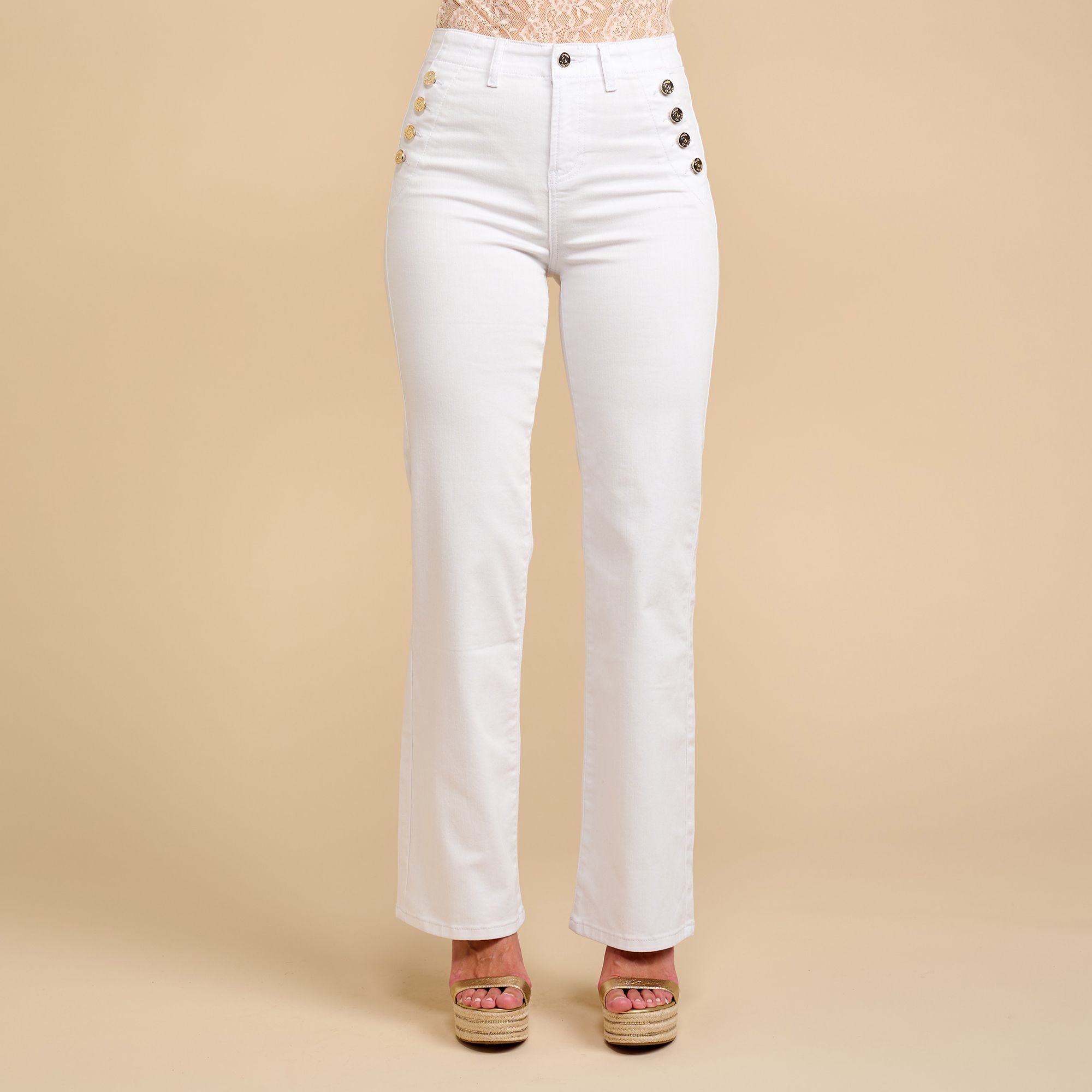 B-Ware SCHIFFHAUER MUNICH® Jeans Happiness Zierknöpfe