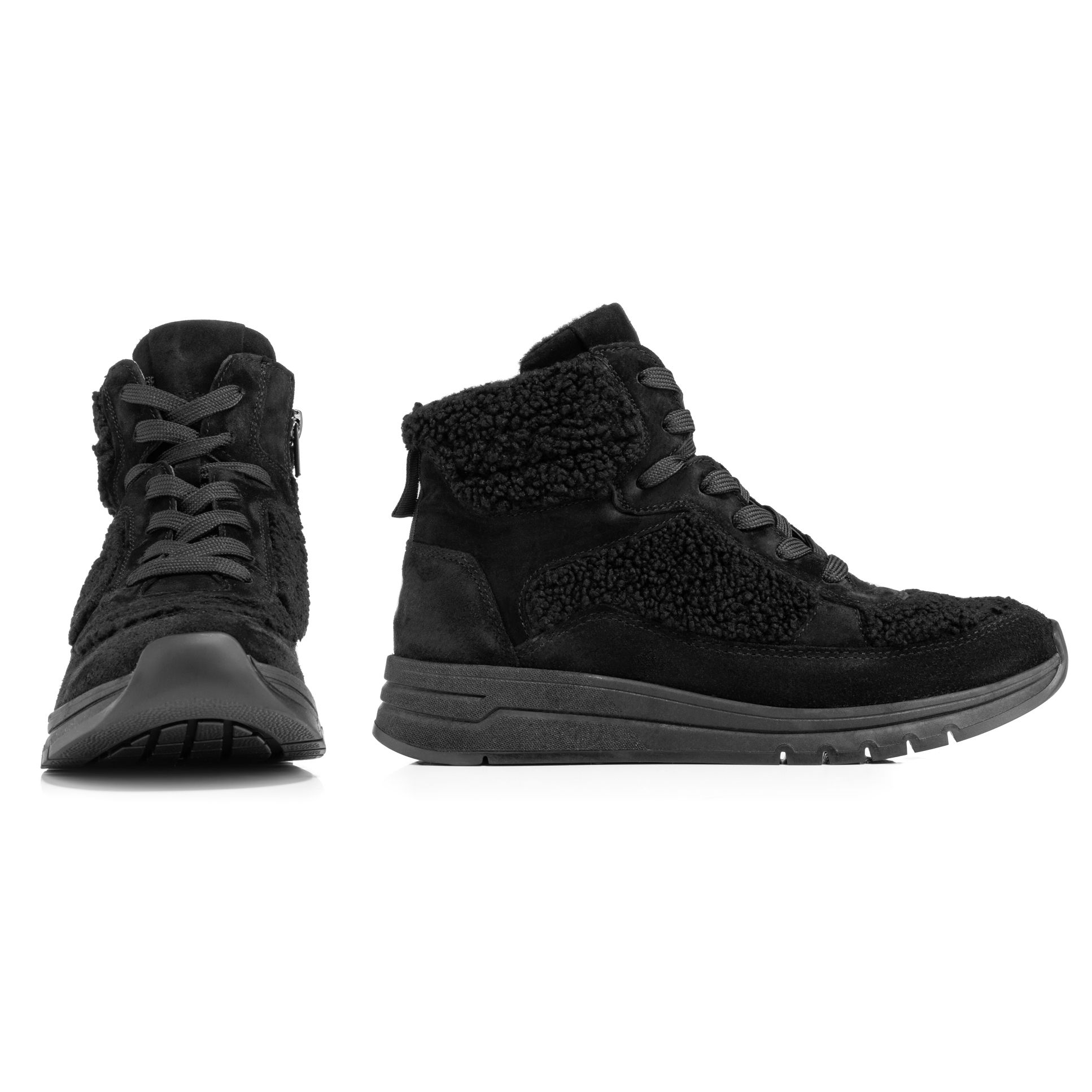 B-Ware VITAFORM Damen-Stiefelette Teddyfell Verlourleder