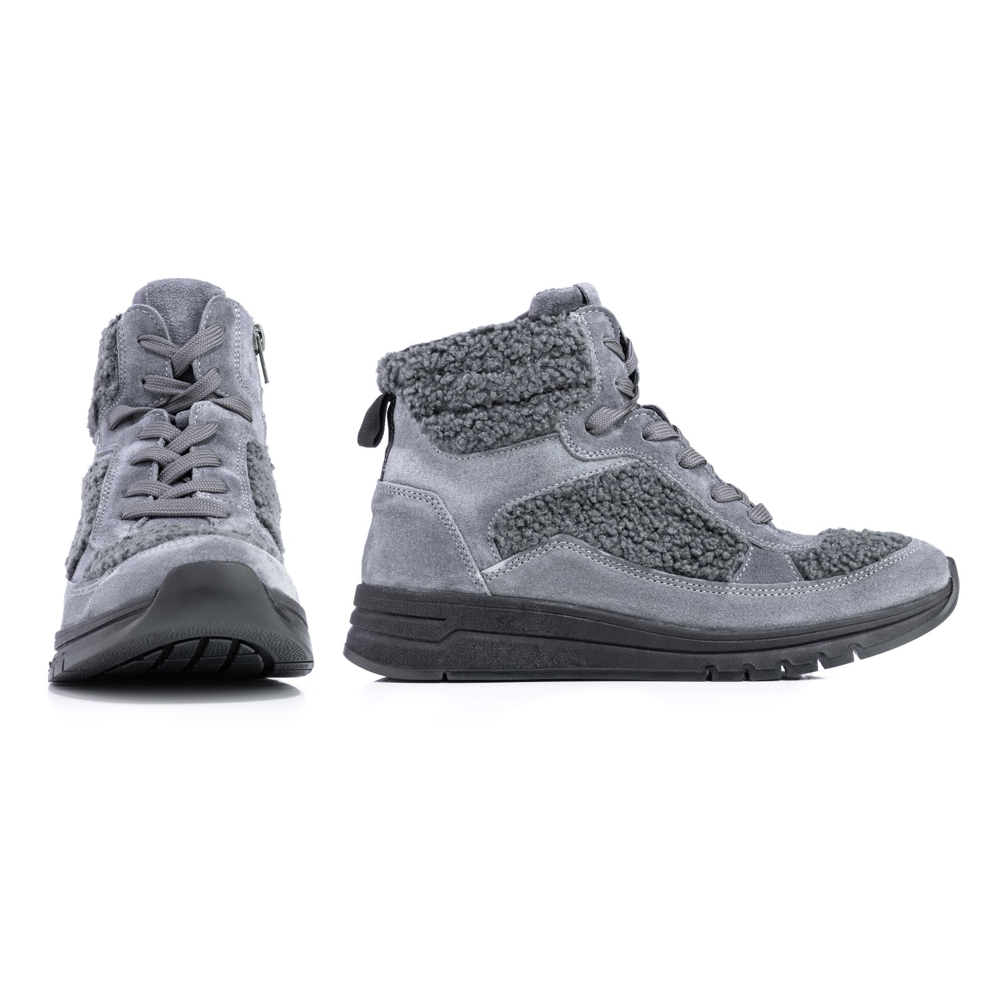 B-Ware VITAFORM Damen-Stiefelette Teddyfell Verlourleder