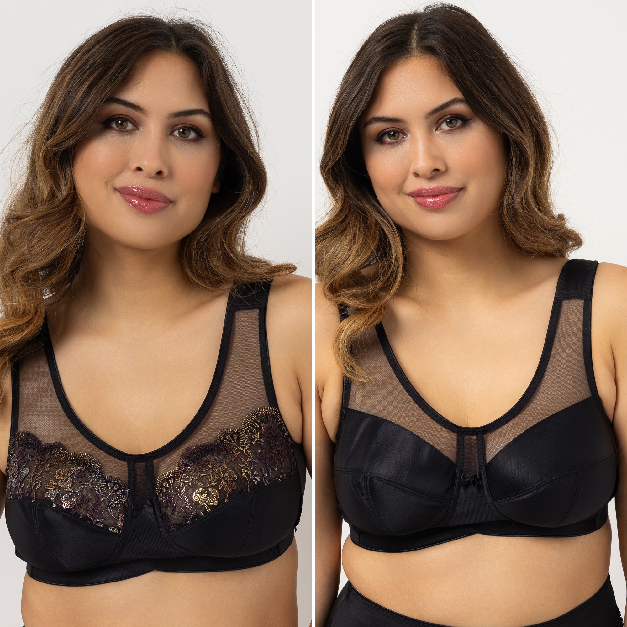 B-Ware LITTLE ROSE 2 Entlastungs-BHs Mikrofasermischung Passform Lady