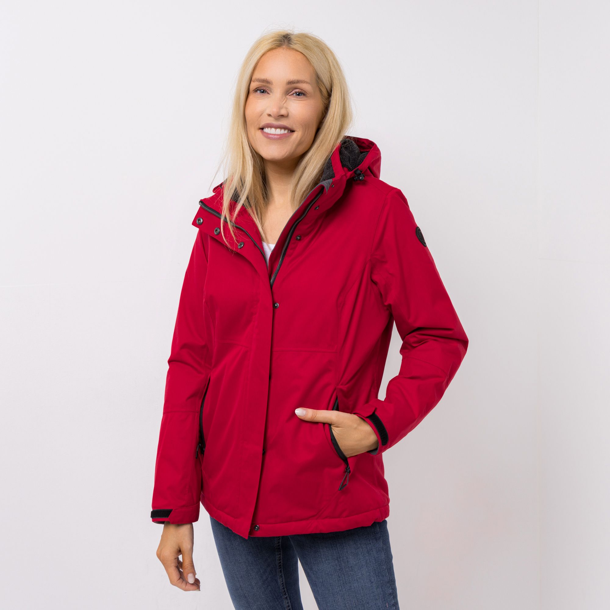 B-Ware CENTIGRADE ACTIVE Funktionsjacke abnehmbare Kapuze 2-Wege-Reißverschluss