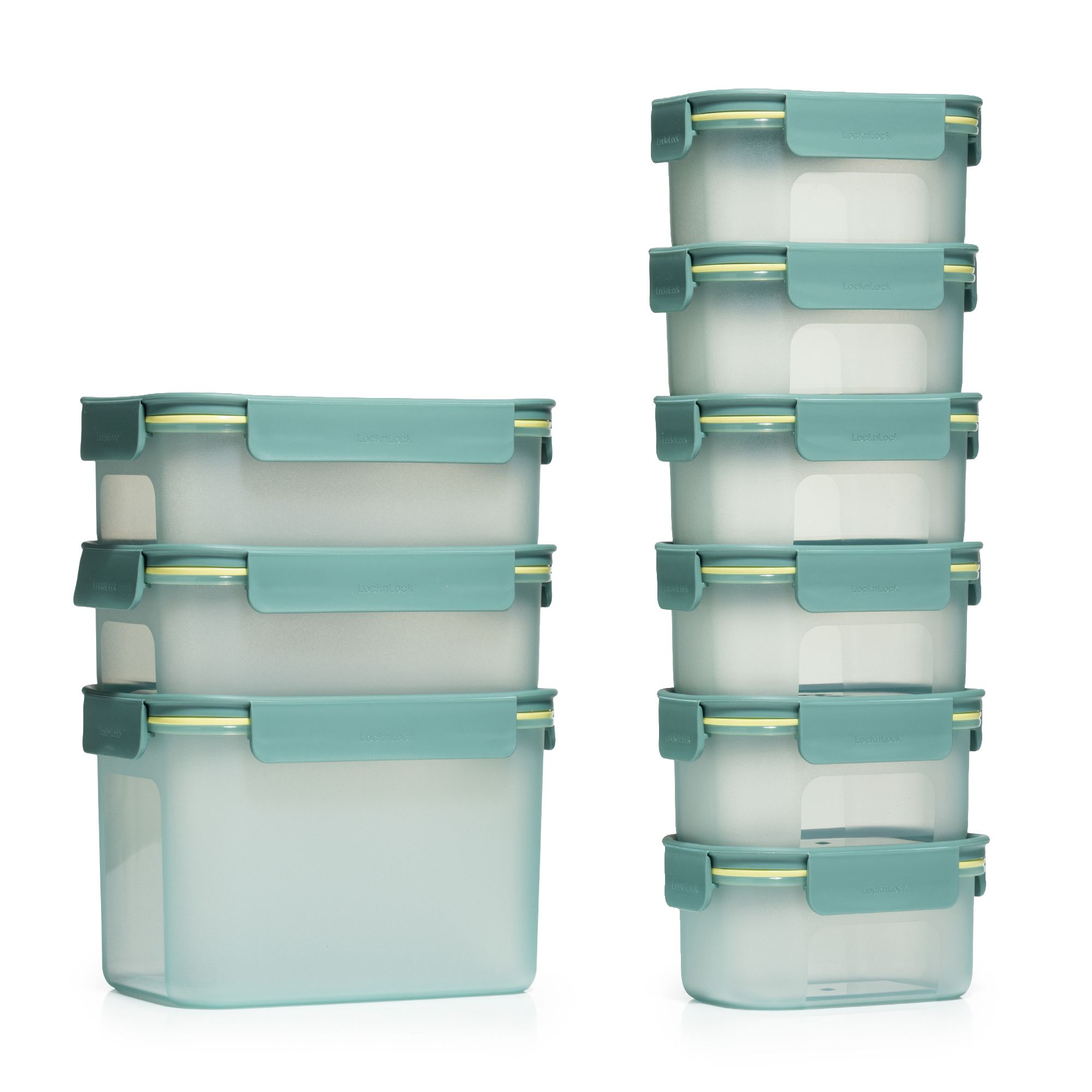 B-Ware LocknLock 9 Frischhaltedosen Protect 385ml-2,0L stapelbar
