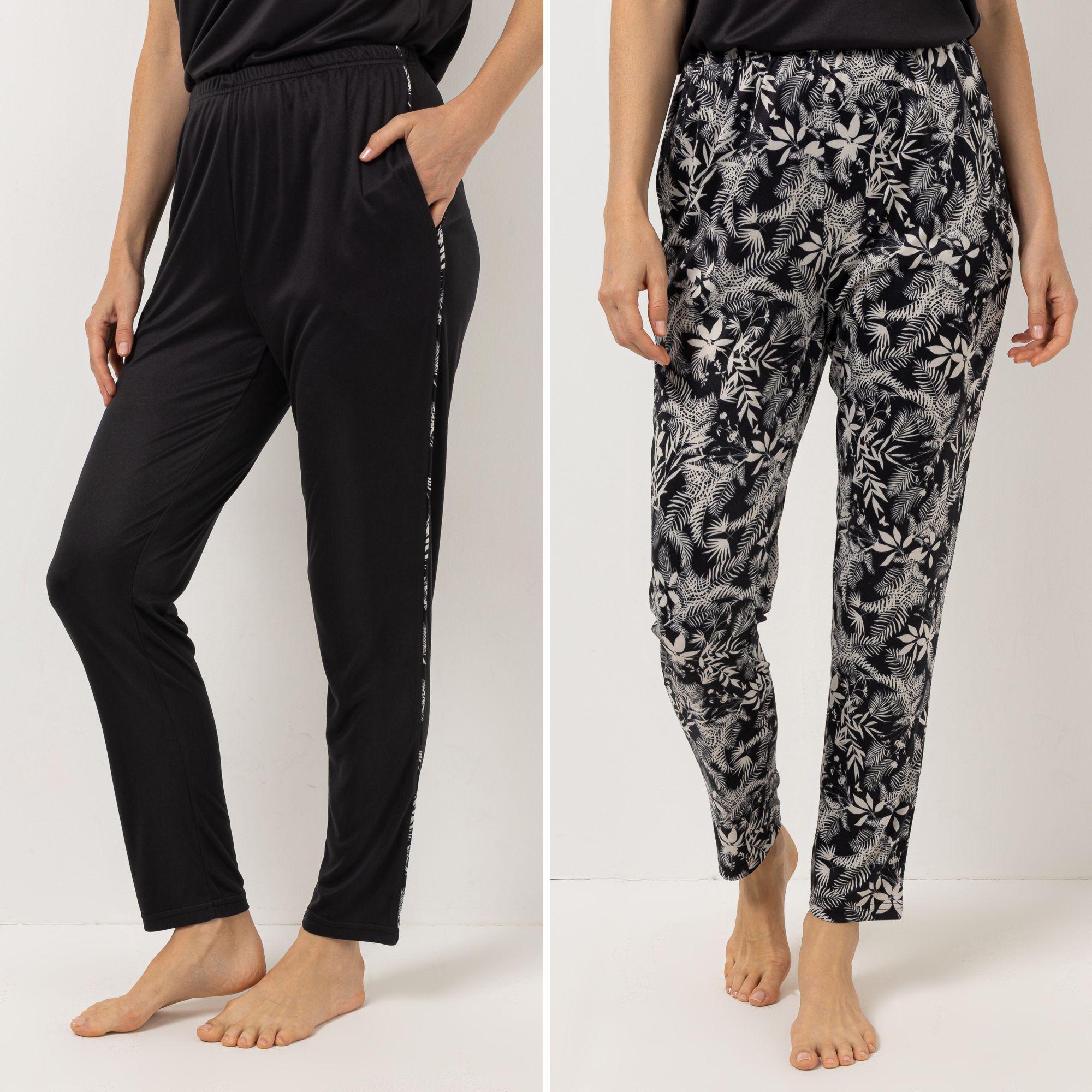 B-Ware JERYMOOD 2 Hose, 1/1-Länge Rundumdehnbund Mikrofaser