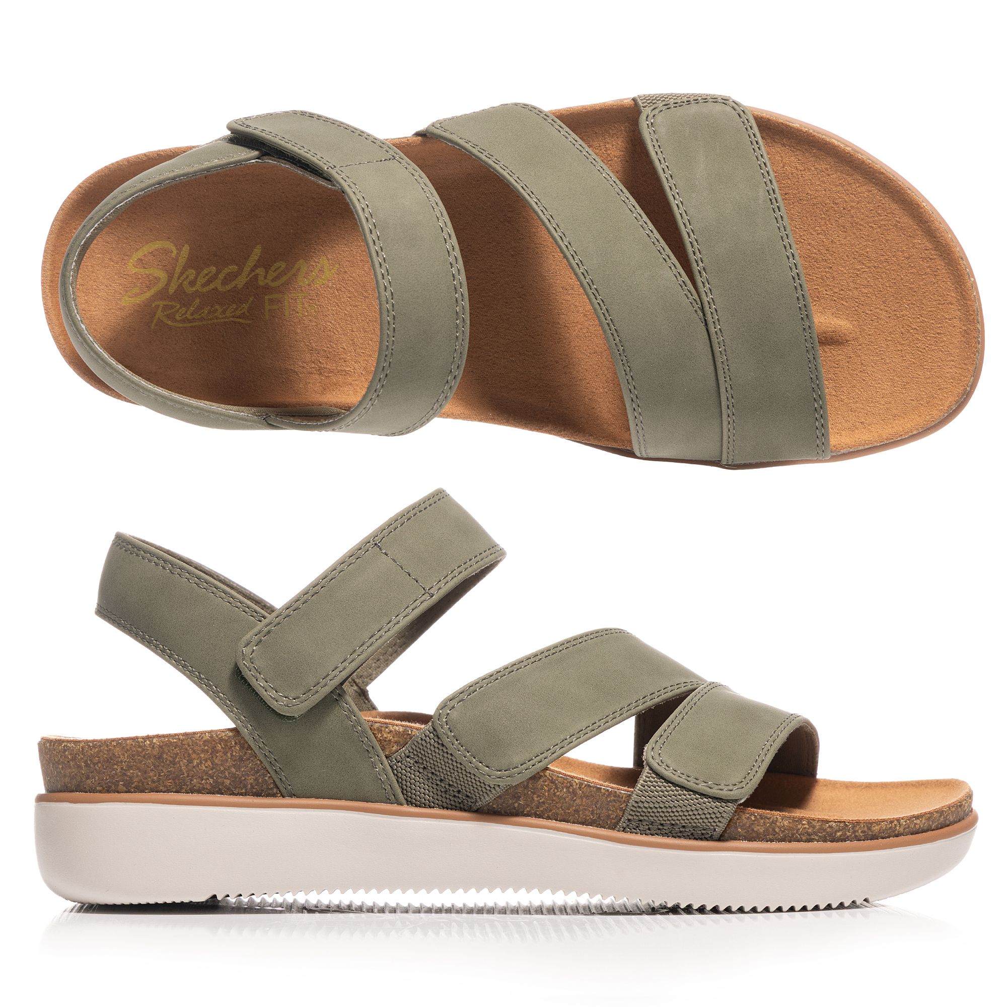 B-Ware SKECHERS Damen-Sandale Lifted Comfort verstellbare Riemen