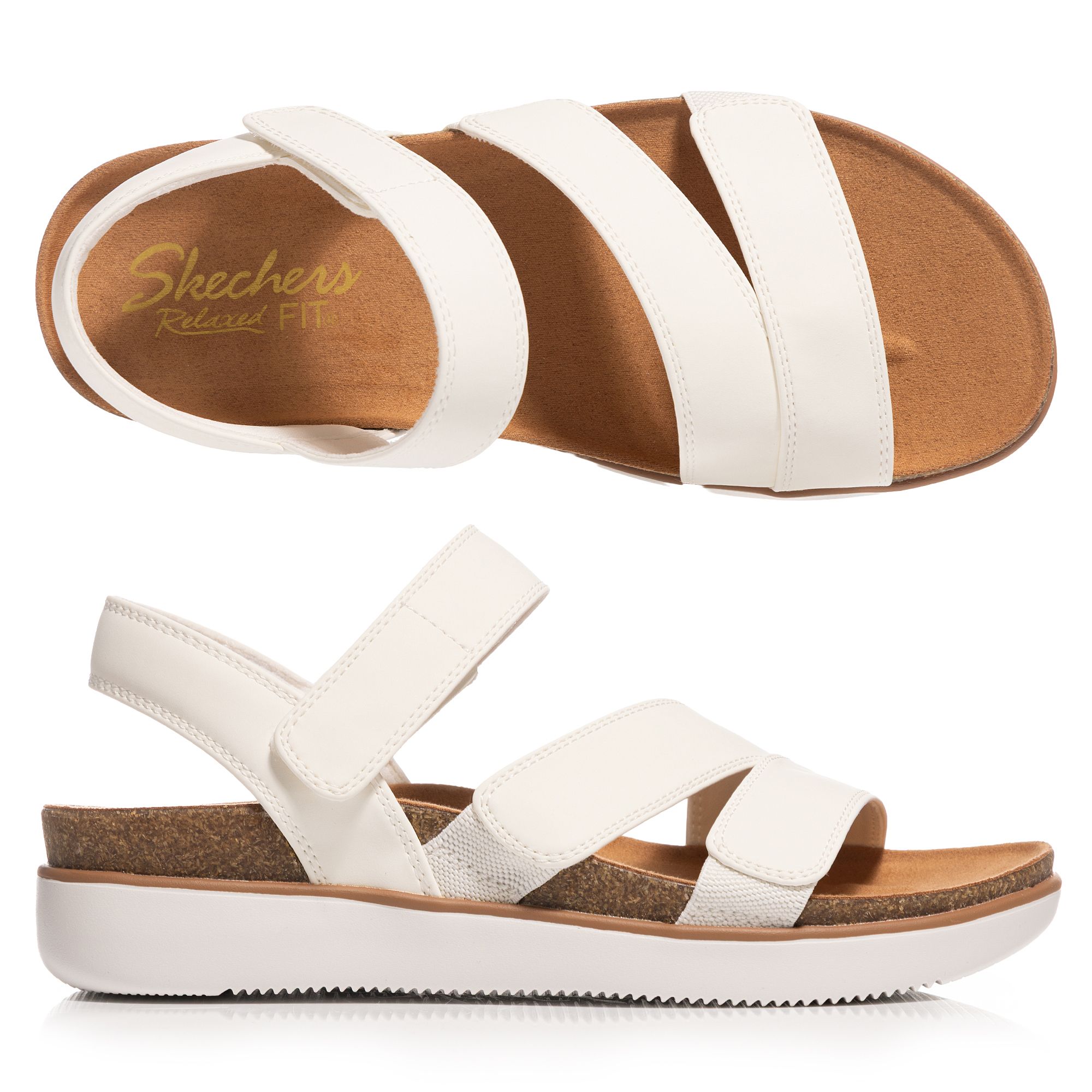 B-Ware SKECHERS Damen-Sandale Lifted Comfort verstellbare Riemen