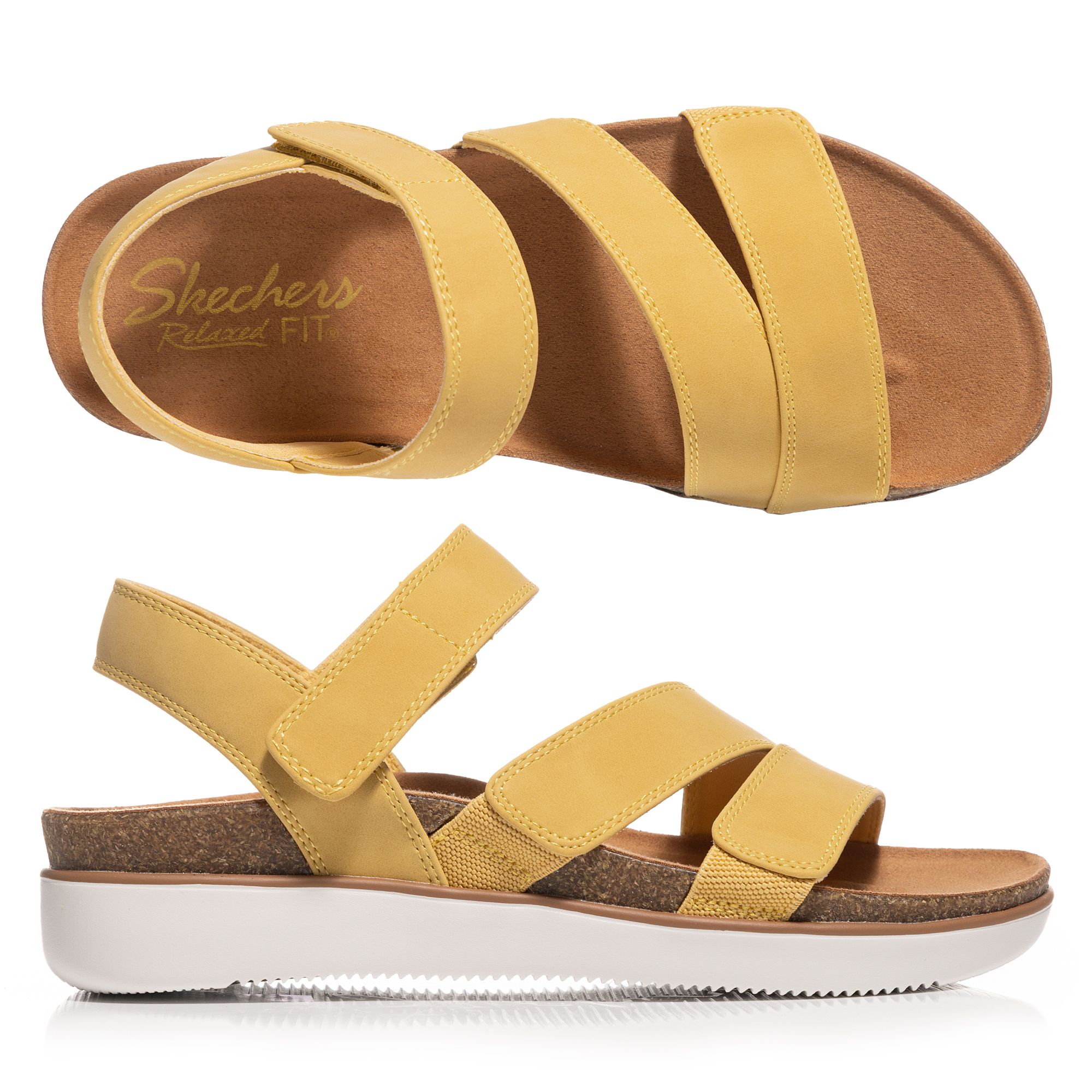 B-Ware SKECHERS Damen-Sandale Lifted Comfort verstellbare Riemen
