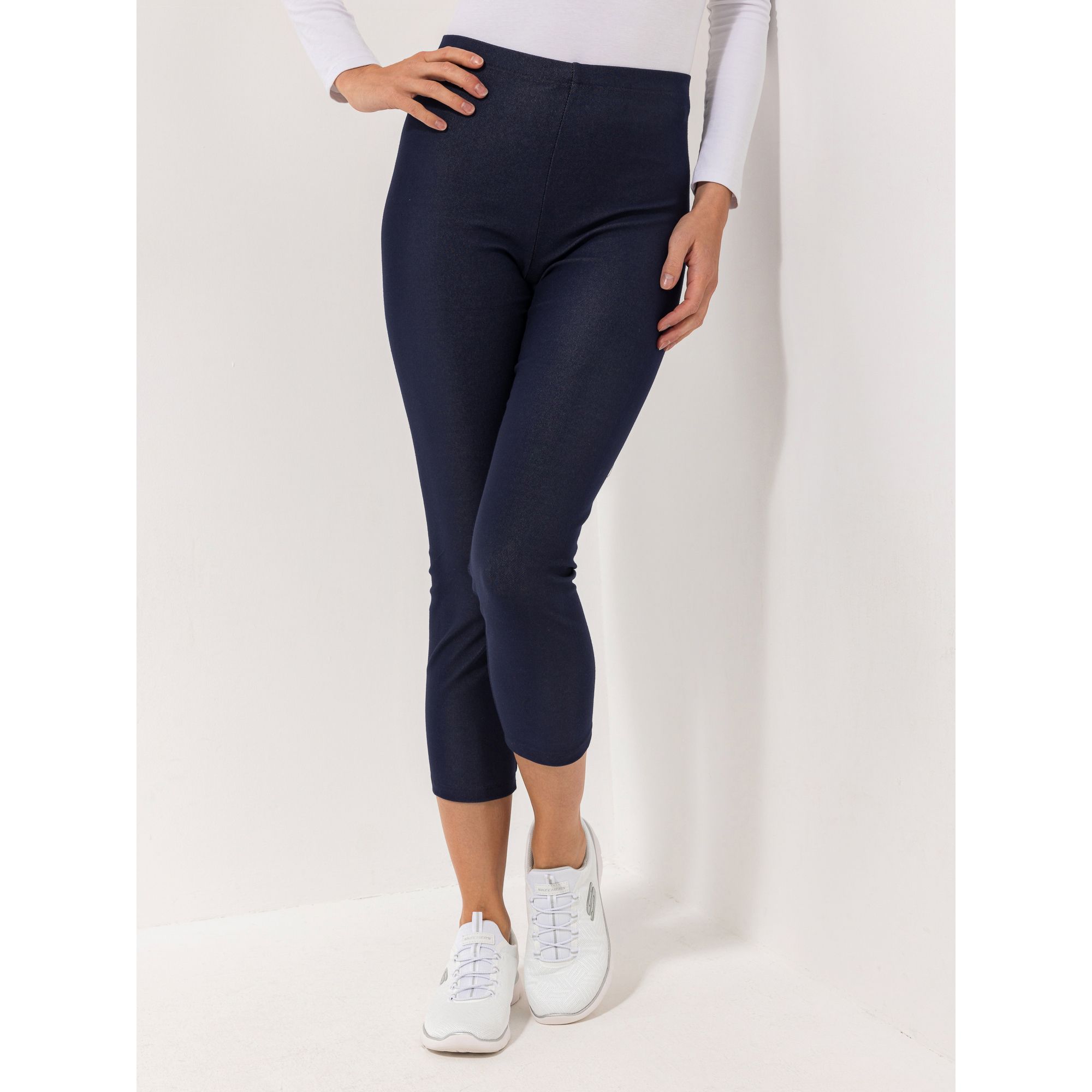 B-Ware KIM & CO. Leggings, 7/8-Länge Denim Jersey Rundumdehnbund