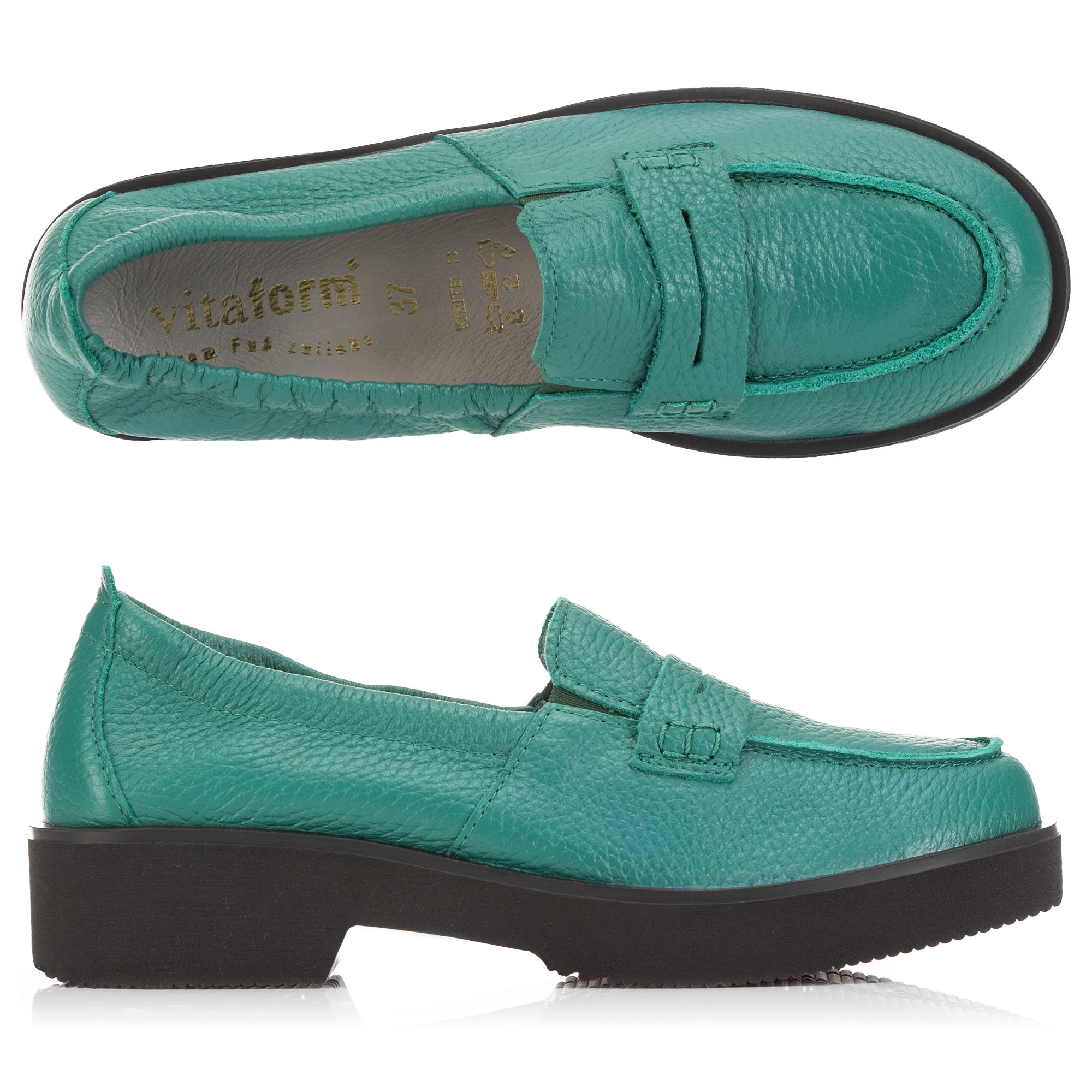 B-Ware VITAFORM Damen-Slipper Hirschleder Shock Absorber