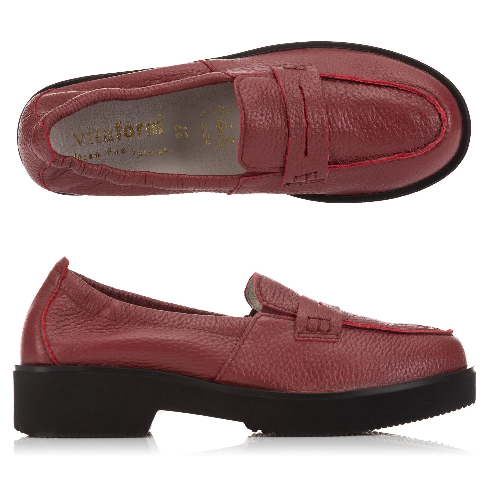 B-Ware VITAFORM Damen-Slipper Hirschleder Shock Absorber