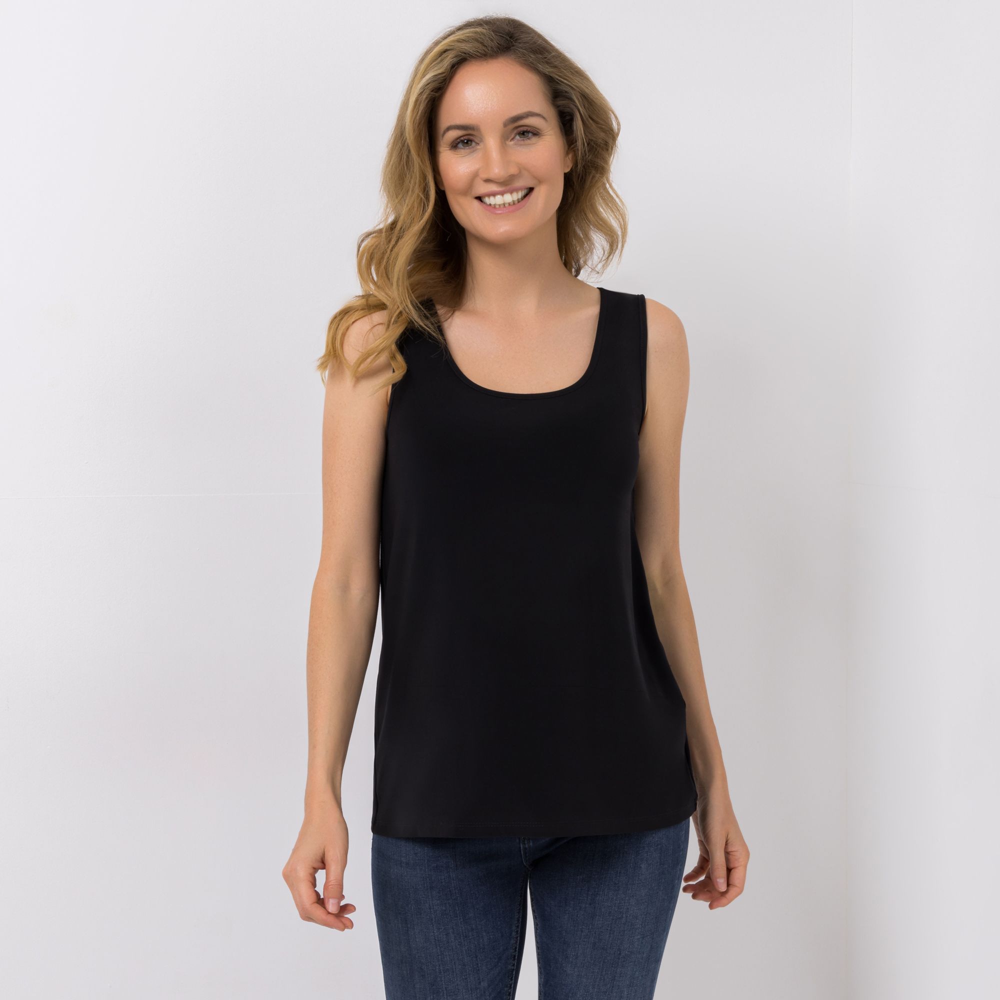 B-Ware KIM & CO. Top Brazil Knit Jersey Rundhalsausschnitt