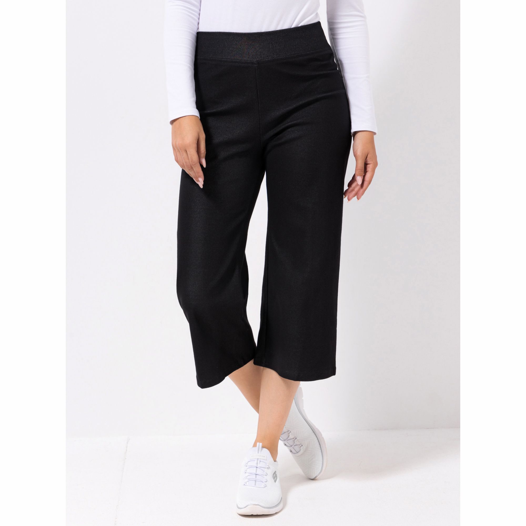 B-Ware KIM & CO. Hose, 3/4-Länge Denim Jersey Rundumdehnbund