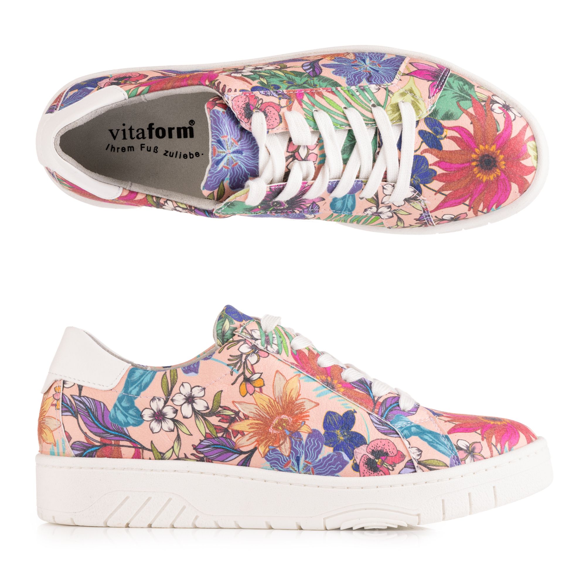 B-Ware VITAFORM Damen-Sneaker Musterprints Schnürung