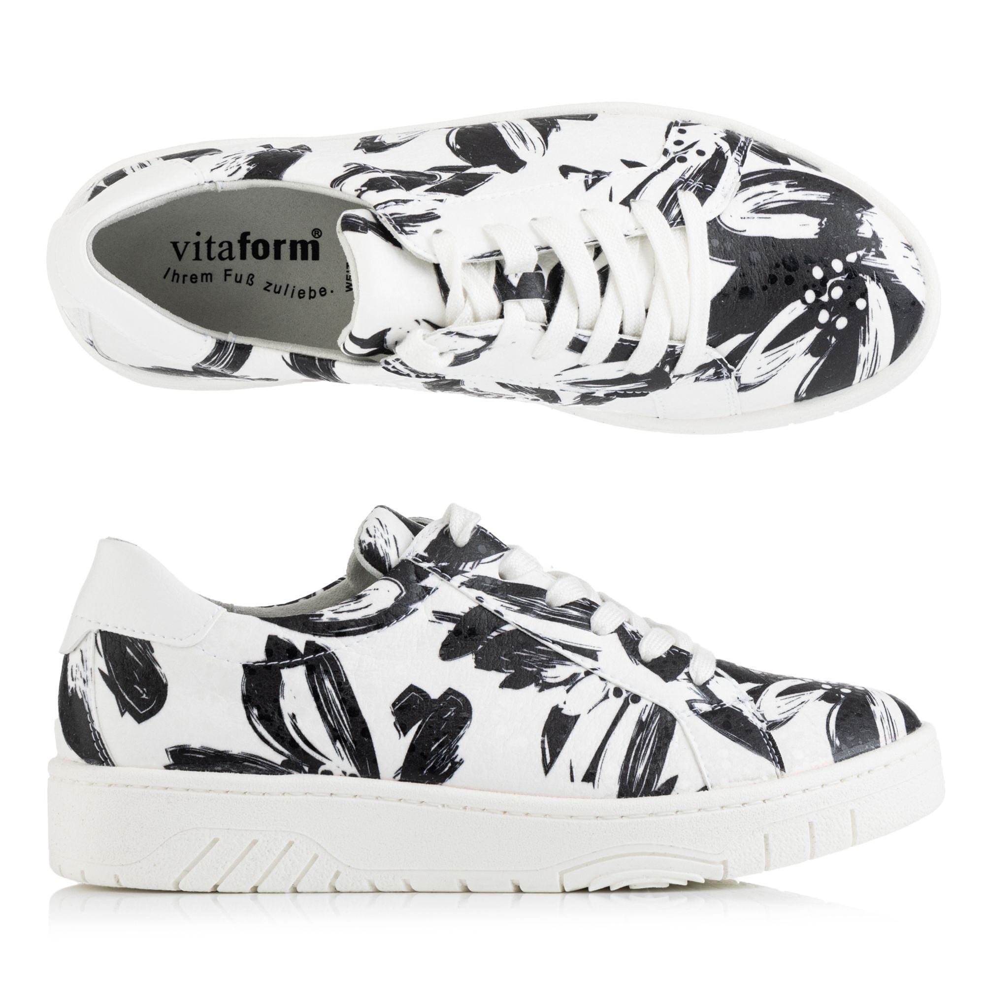 B-Ware VITAFORM Damen-Sneaker Musterprints Schnürung