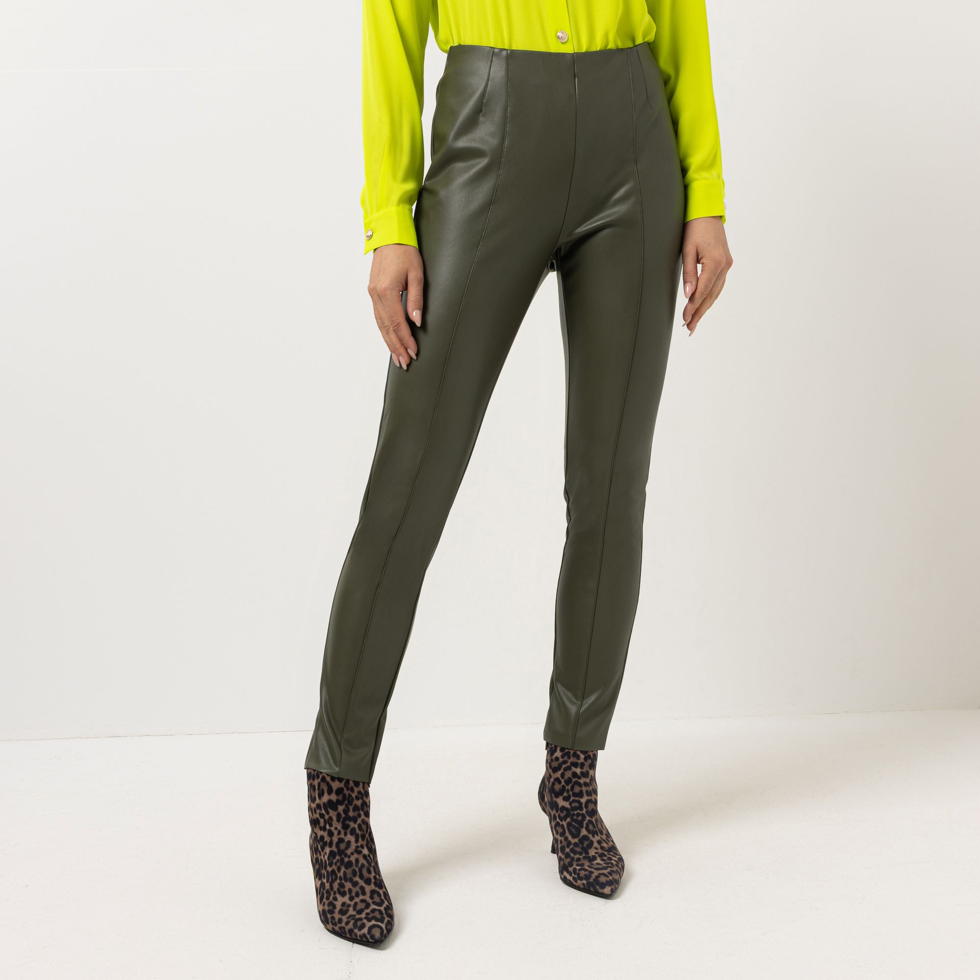 B-Ware STEFFEN SCHRAUT Jeggings, knöchellang Rundumdehnbund Lederimitat