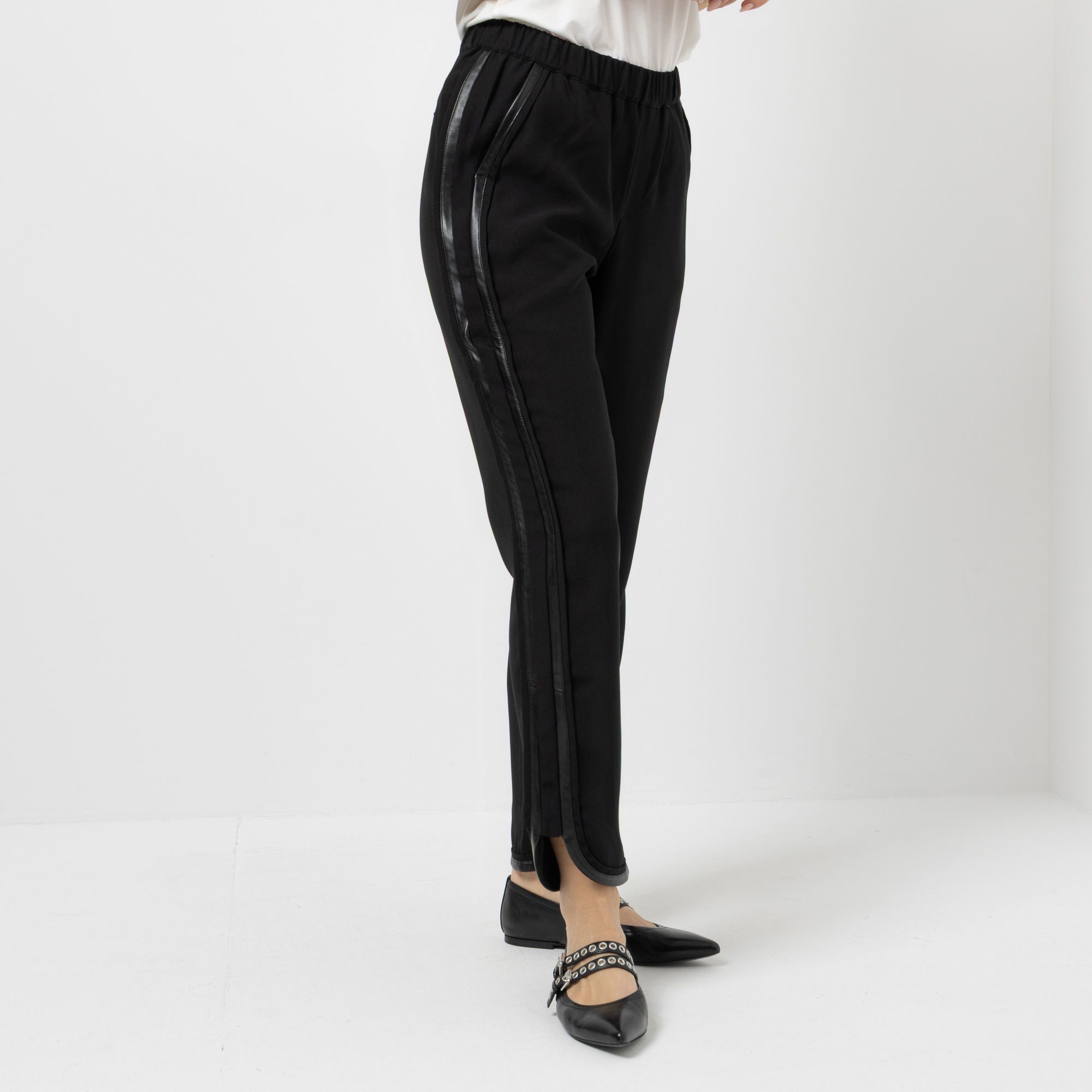 B-Ware STEFFEN SCHRAUT Hose, knöchellang Rundumdehnbund PU-Details