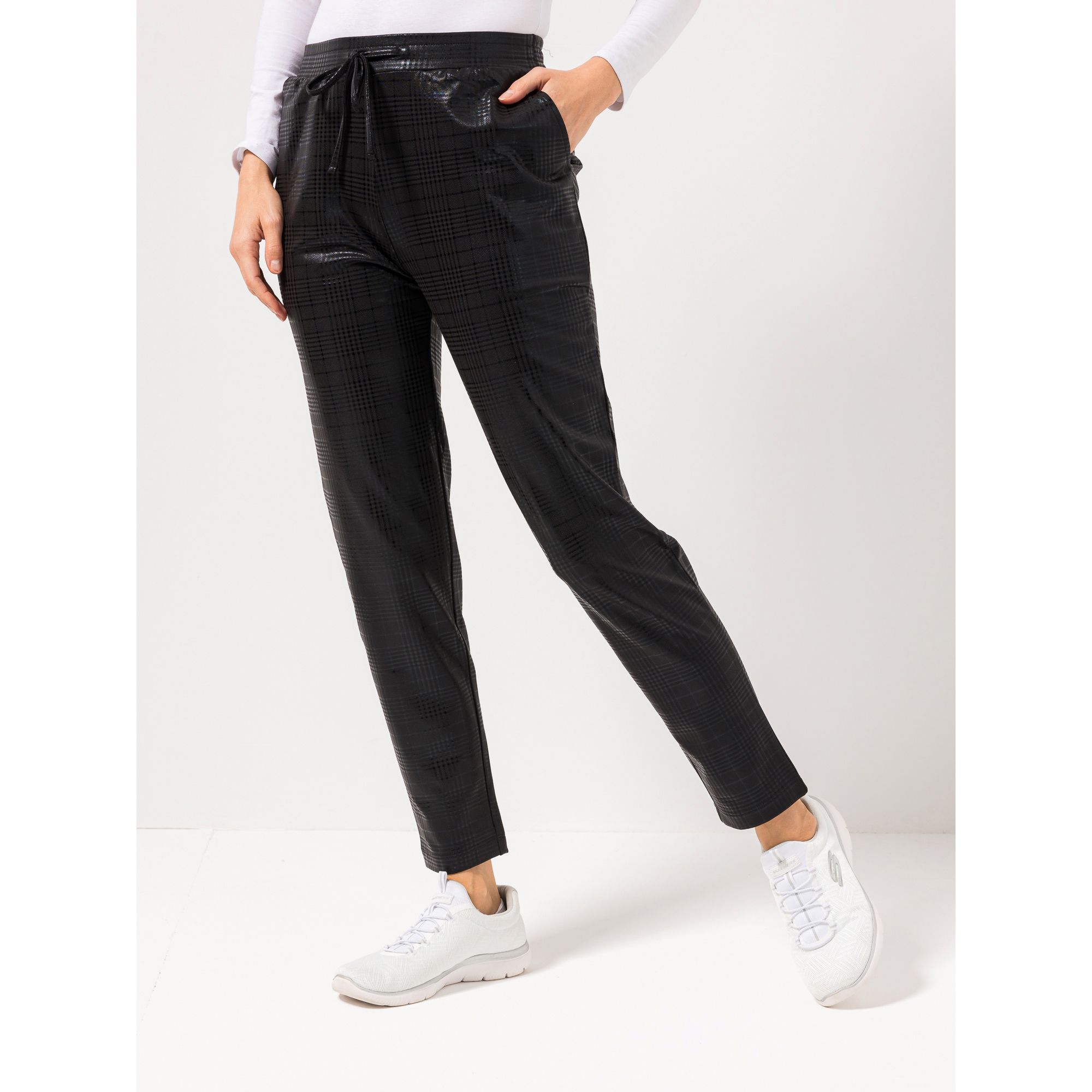 B-Ware VIA MILANO Hose Rundumdehnbund Eingrifftaschen