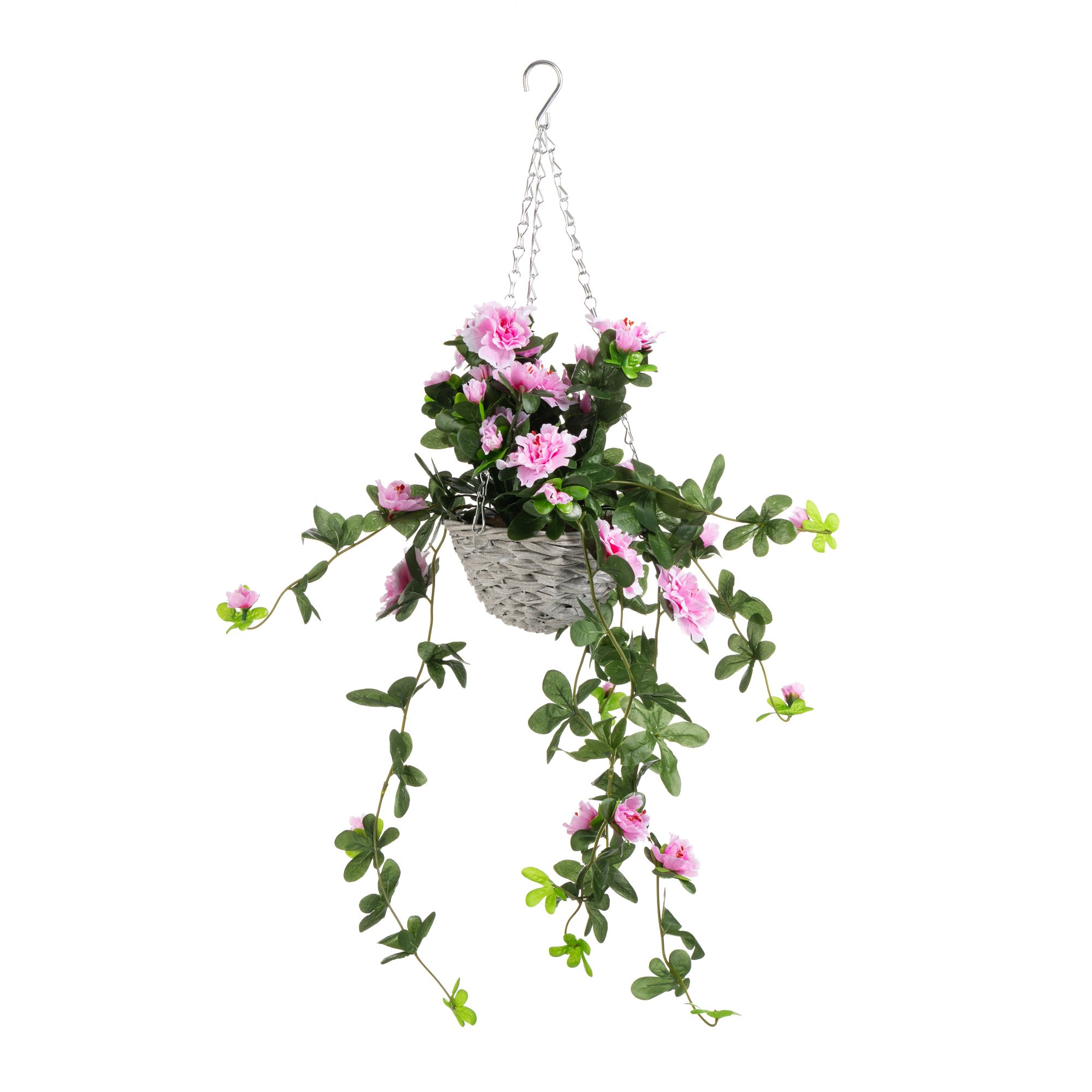 B-Ware ABELLA Flora künstl. Blumen Hängeampel outdoorgeeignet