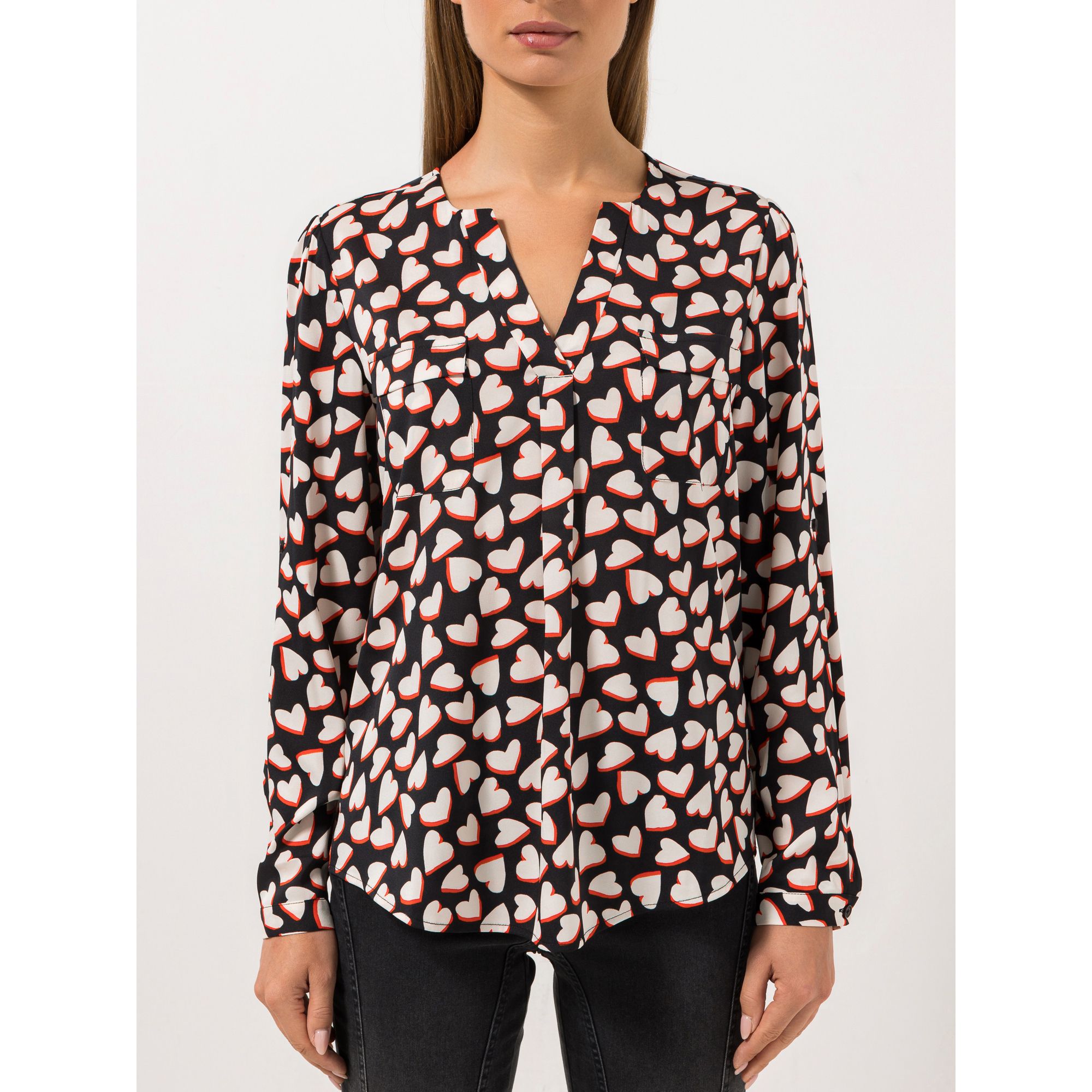 B-Ware STEFFEN SCHRAUT Bluse Mailand Ärmelriegel Brusttaschen