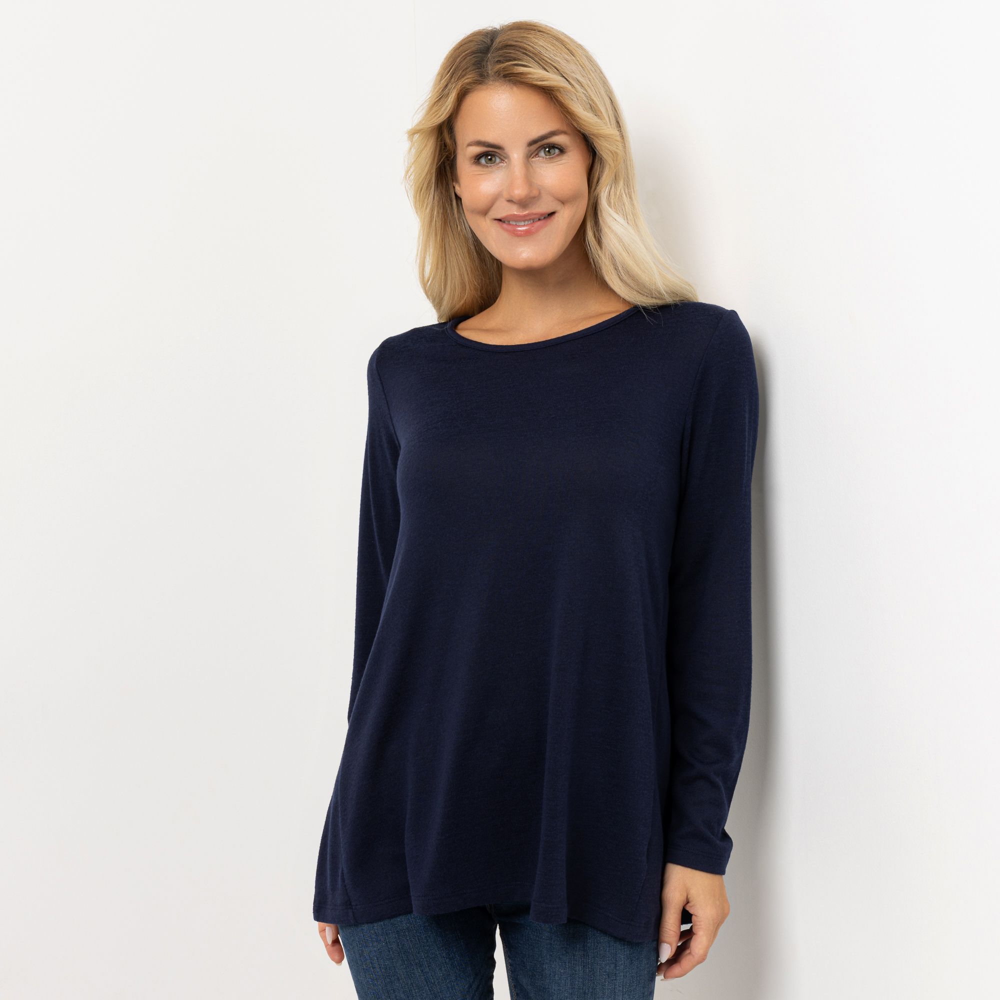 B-Ware KIM & CO. Shirt, Langarm Soft Touch Jersey Rundhalsausschnitt