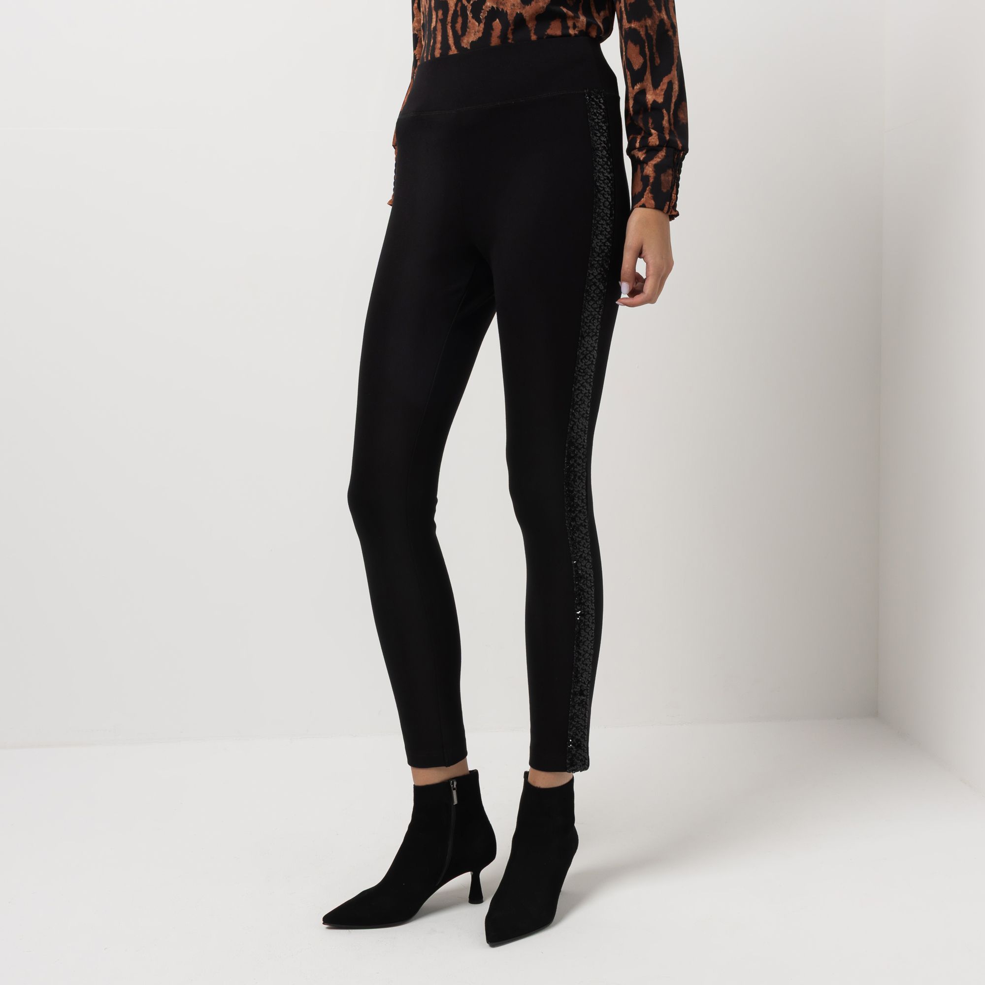 B-Ware STEFFEN SCHRAUT Jeggings, knöchellang Rundumdehnbund Paillettengalon