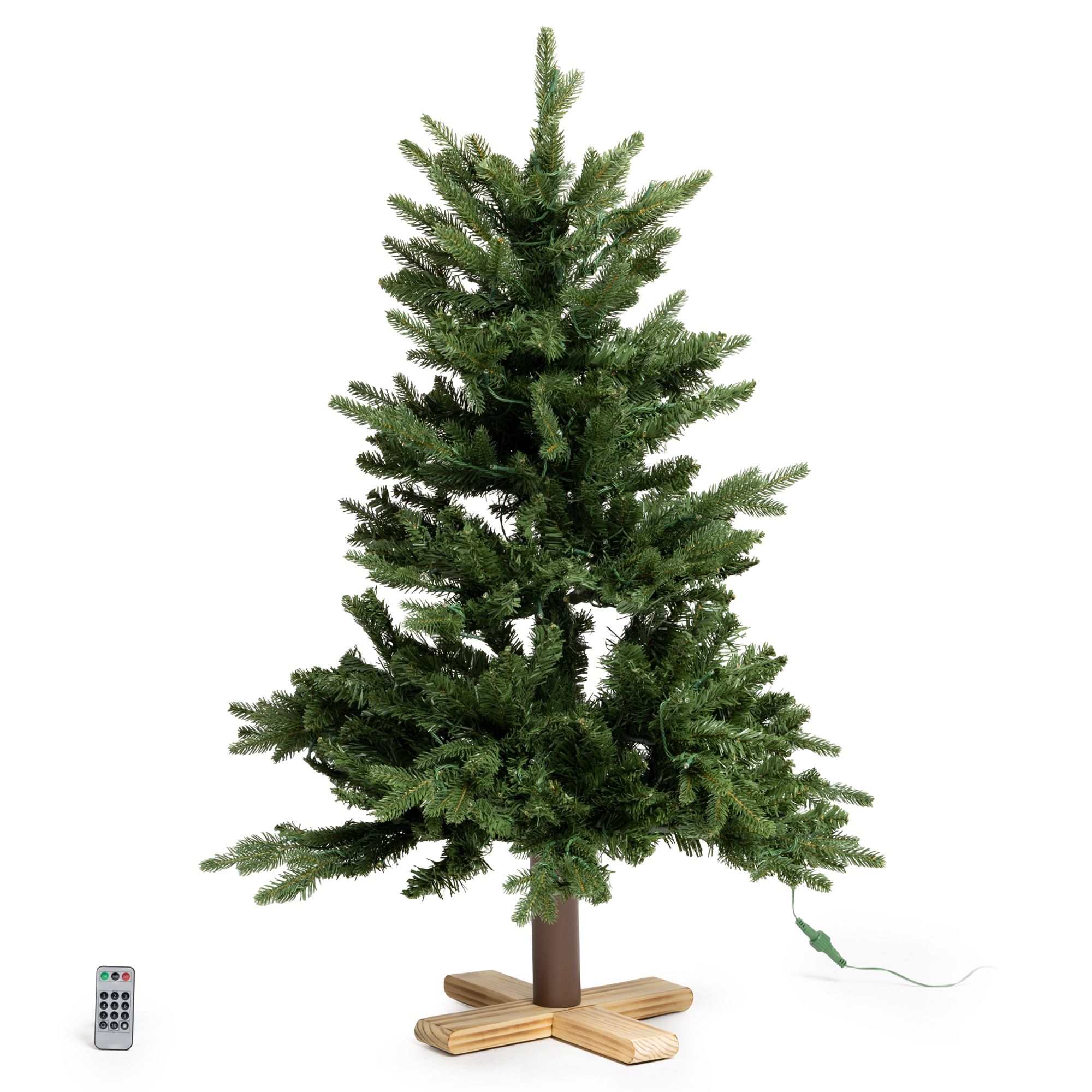B-Ware LUMIDA Xmas LED-Weihnachtsbaum Nordmanntannen-Optik 10 Farben/Funktionen
