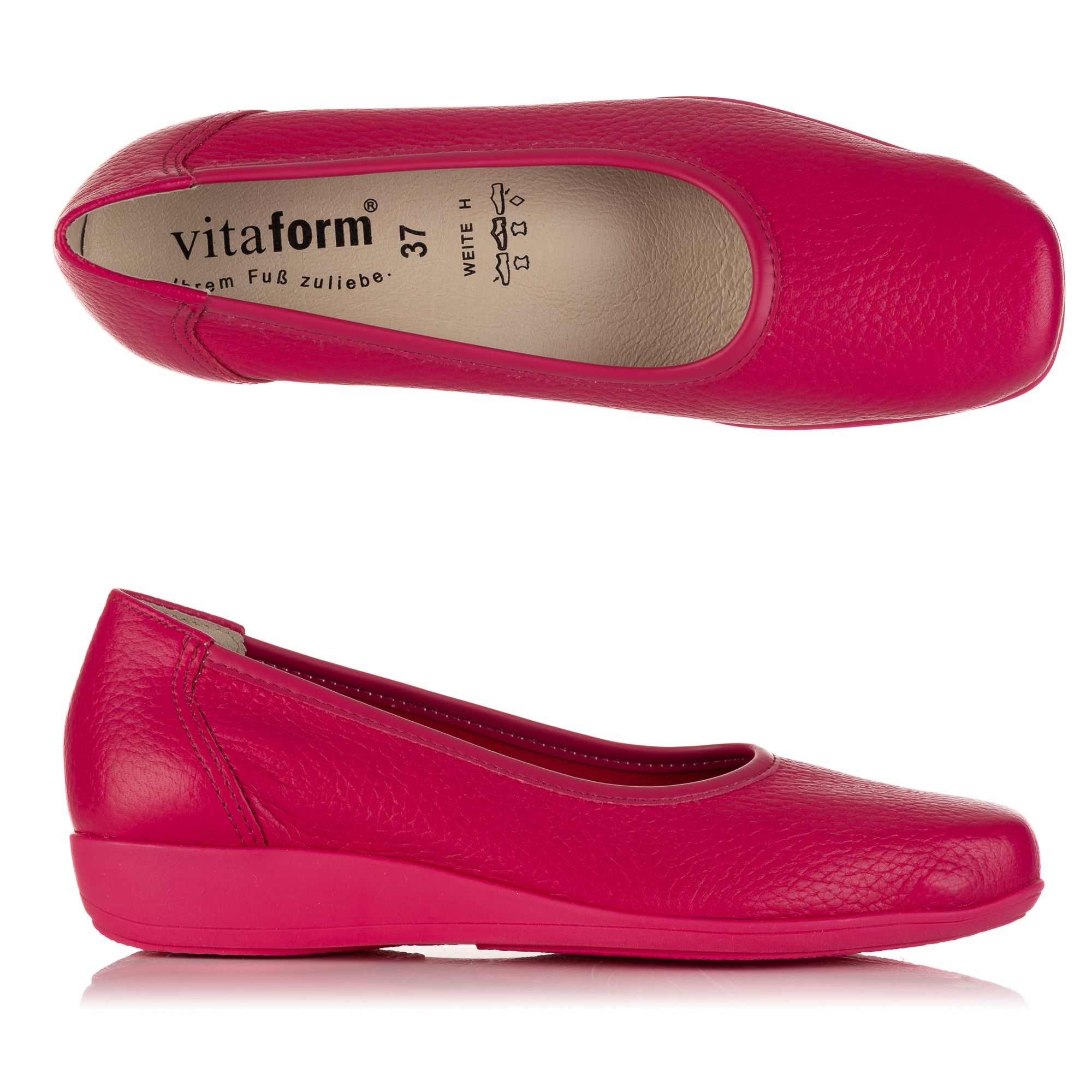 B-Ware VITAFORM Ballerina Hirschleder Sommertrendfarben