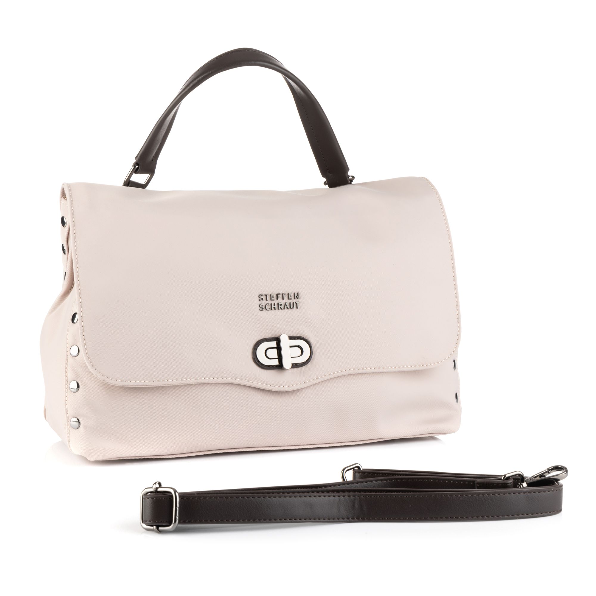 B-Ware STEFFEN SCHRAUT Henkeltasche Nietenbesatz div. Fächer