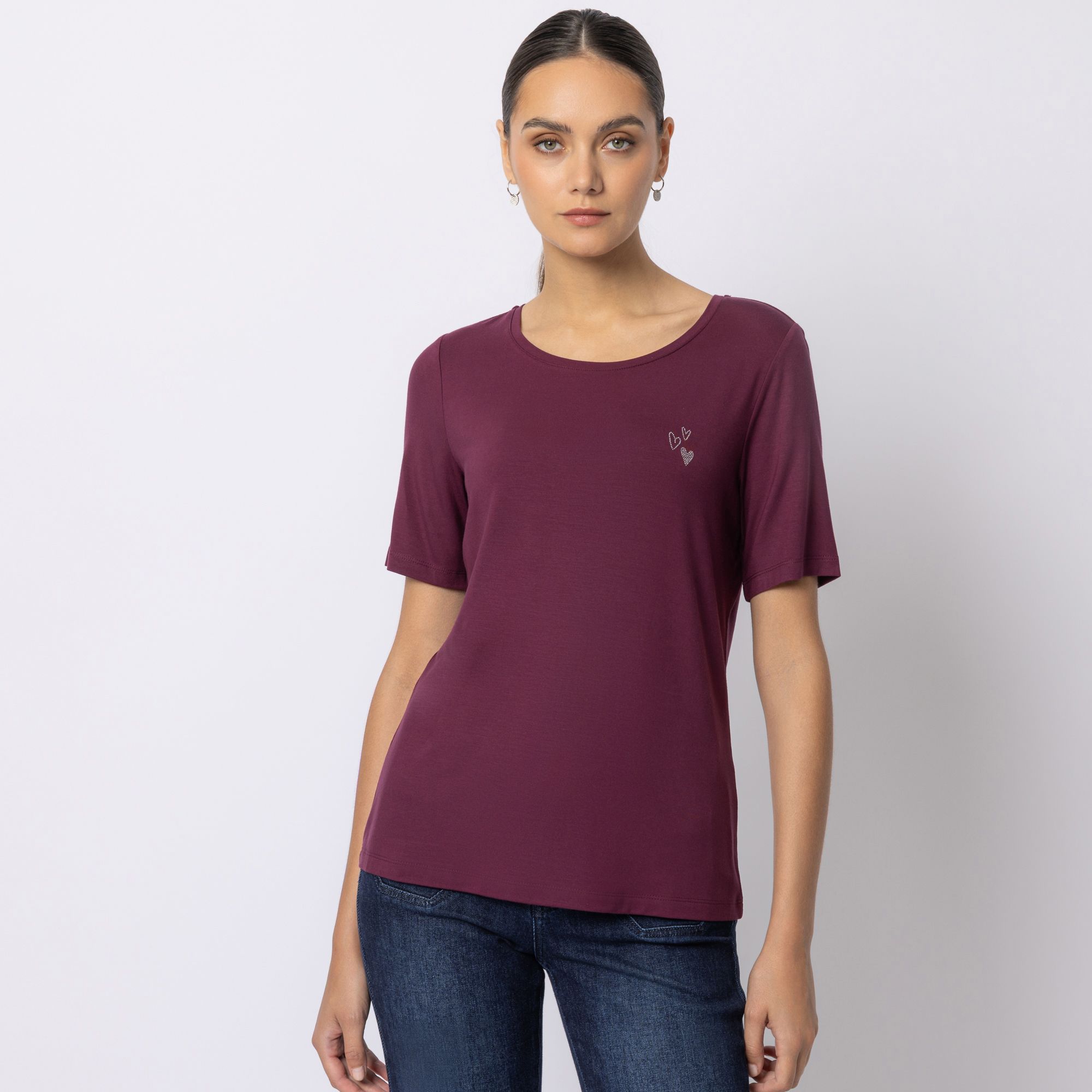B-Ware STEFFEN SCHRAUT Shirt, 1/2 Arm Rundhalsausschnitt Herzmotiv