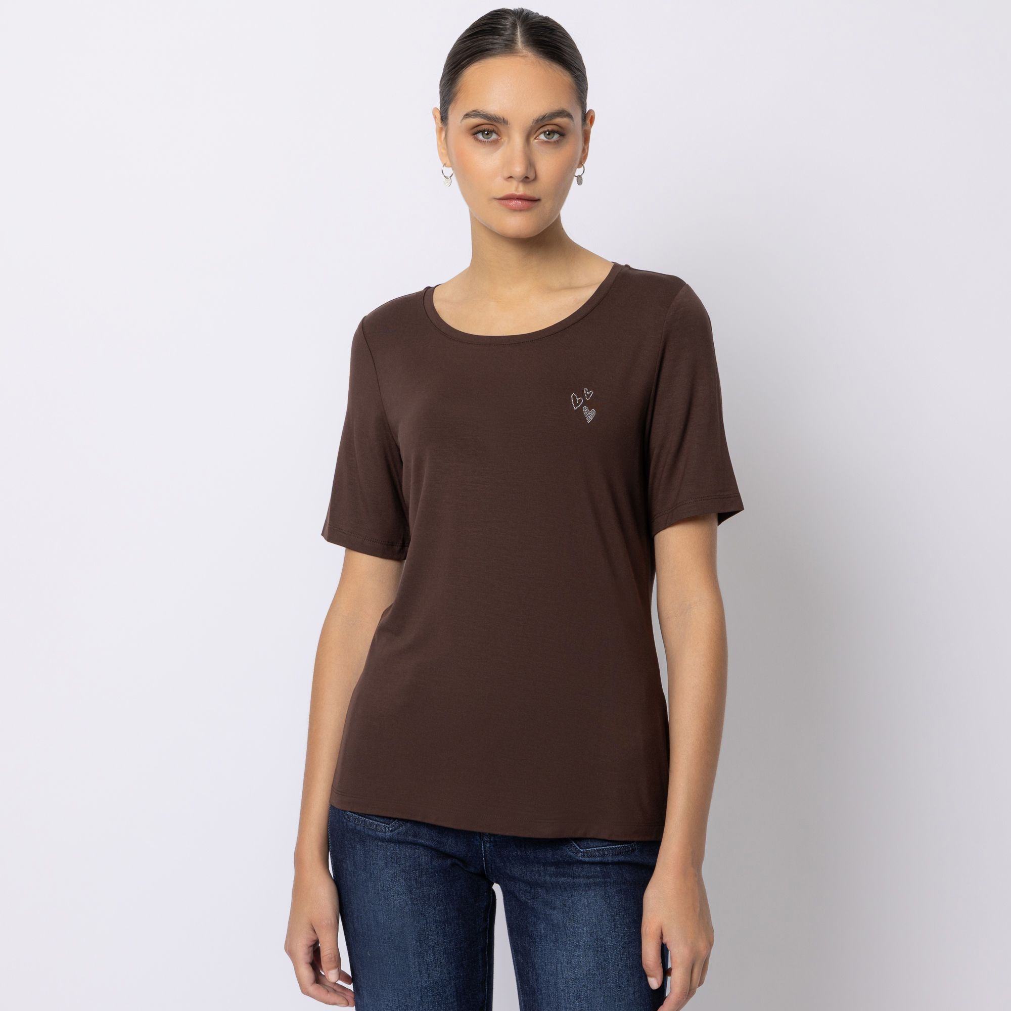 B-Ware STEFFEN SCHRAUT Shirt, 1/2 Arm Rundhalsausschnitt Herzmotiv