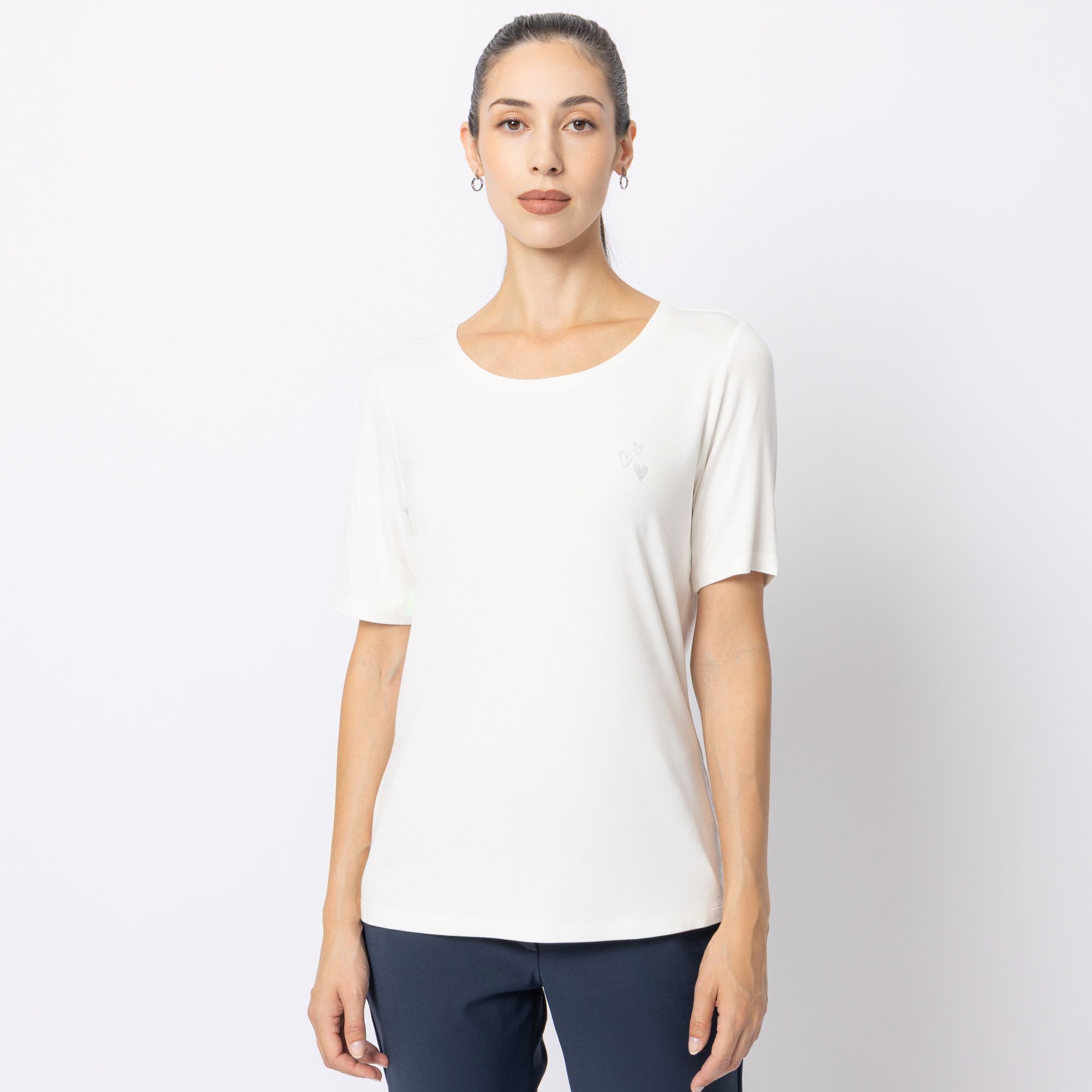 B-Ware STEFFEN SCHRAUT Shirt, 1/2 Arm Rundhalsausschnitt Herzmotiv