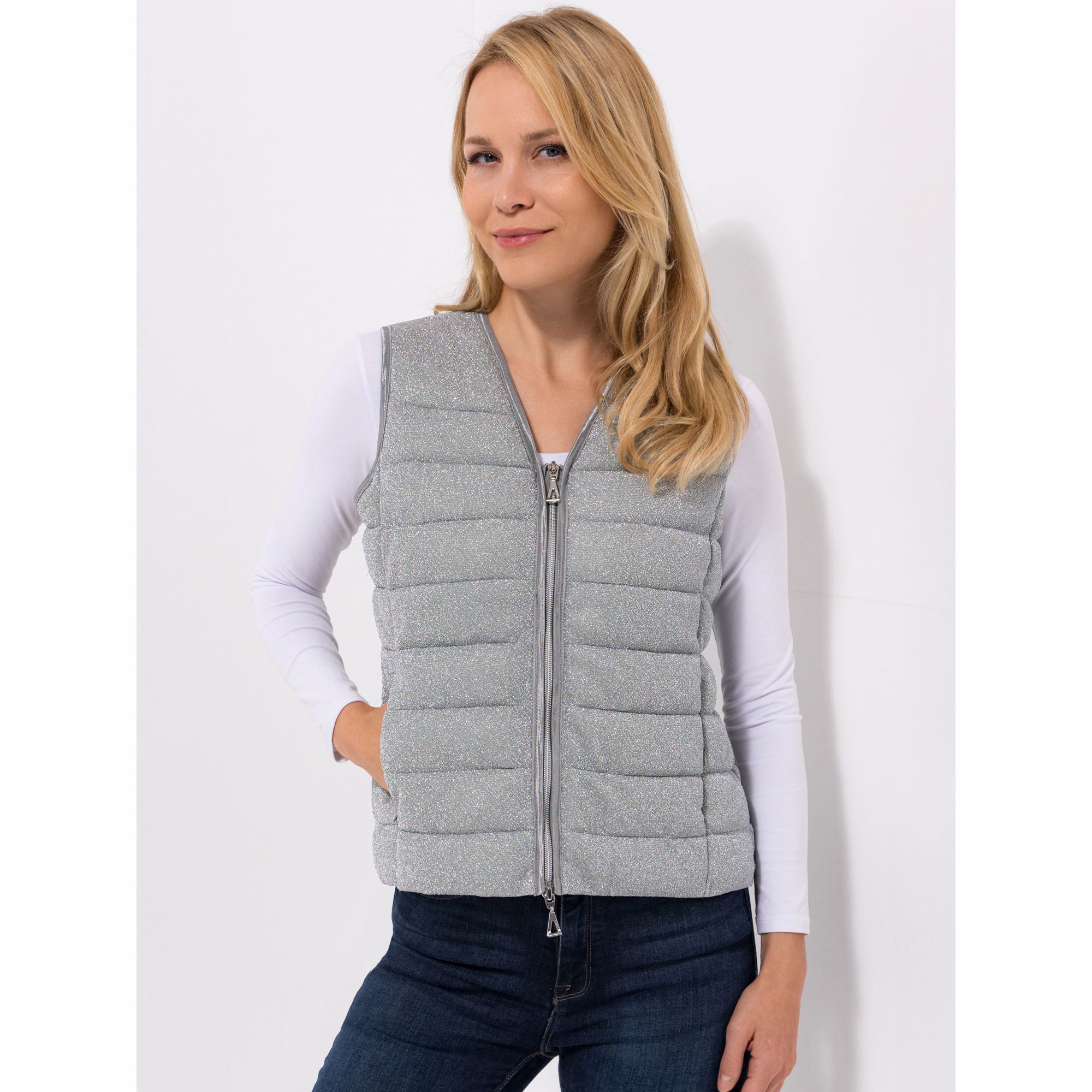 B-Ware DAWID by Dawid Tomaszewski Weste, gesteppt Reißverschlusstaschen