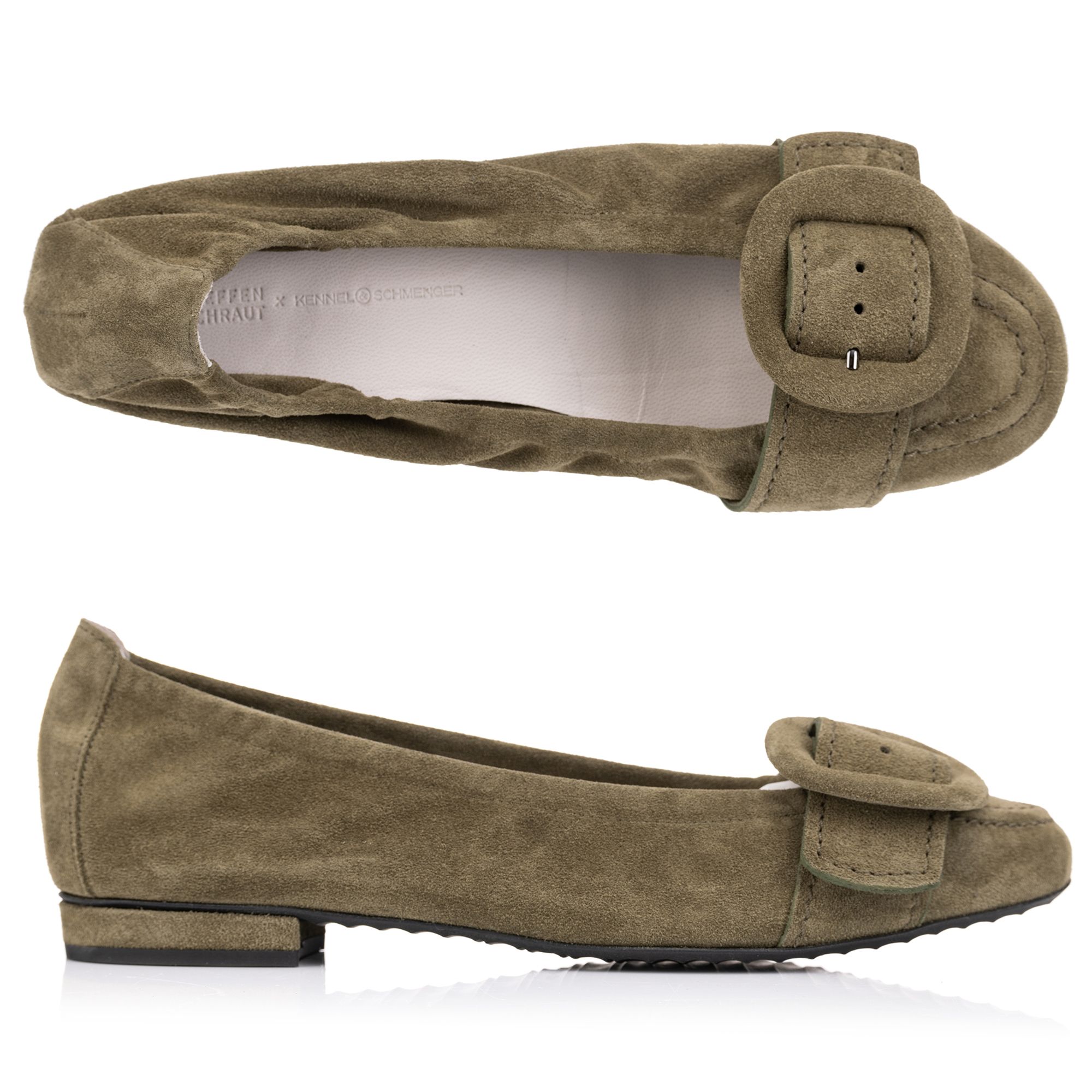 B-Ware STEFFEN SCHRAUT by Kennel & Schmenger Damen-Ballerina echt Leder